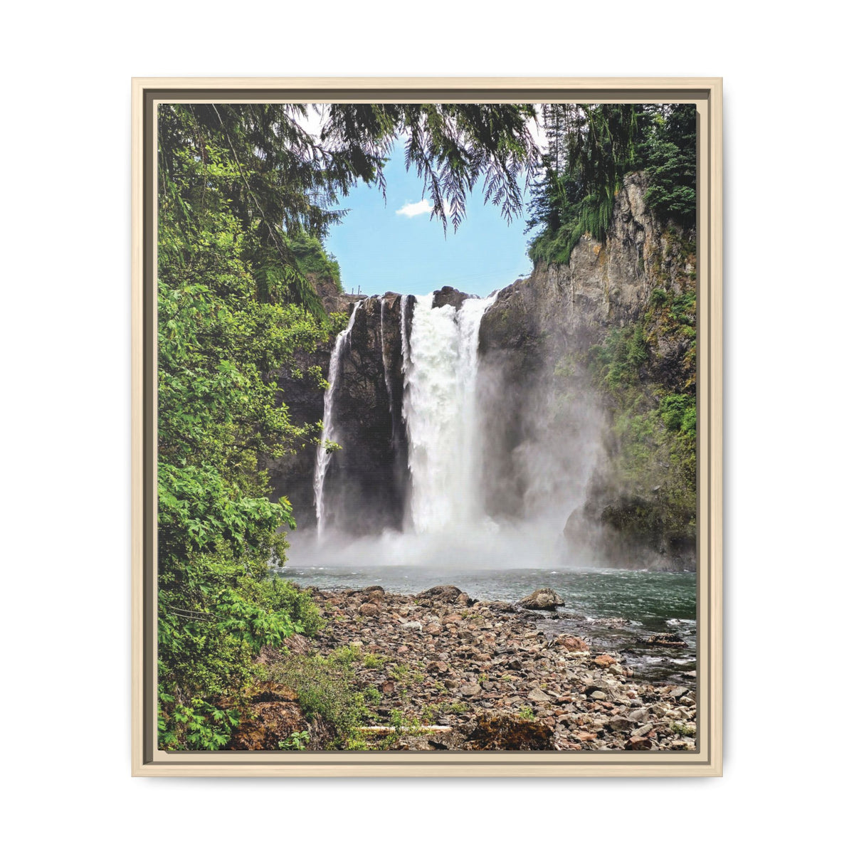 Snoqualmie Falls | Framed Matte Canvas