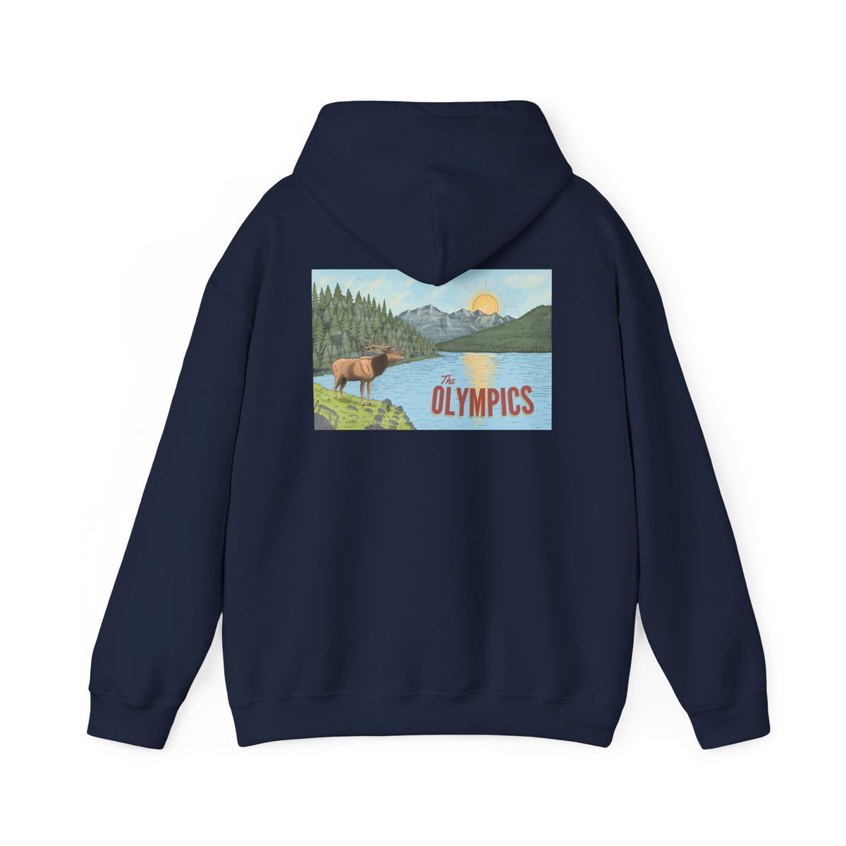 The Olympics Vintage Adventure Sweatshirt | PNW Outdoor Sweatshirt