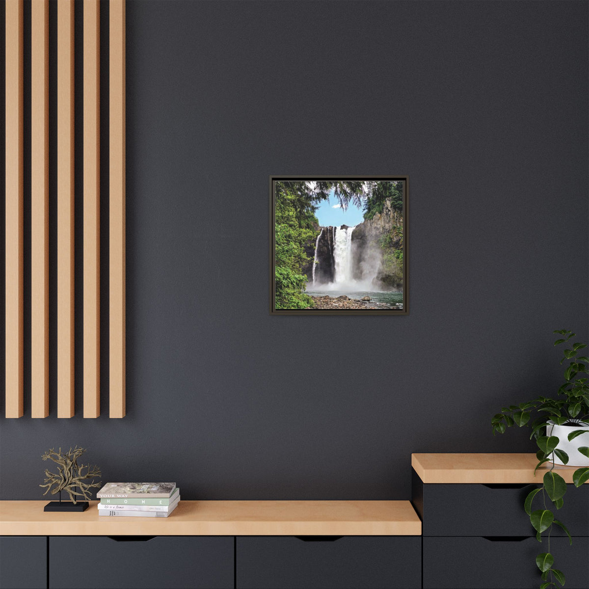 Snoqualmie Falls | Framed Matte Canvas