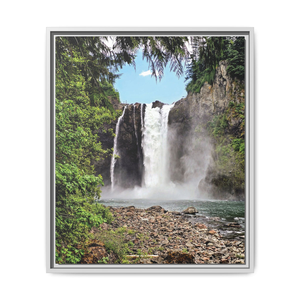 Snoqualmie Falls | Framed Matte Canvas