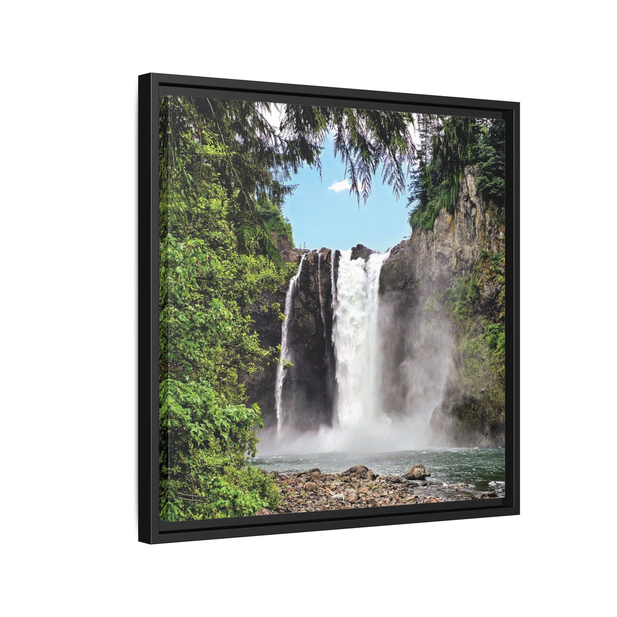Snoqualmie Falls | Framed Matte Canvas