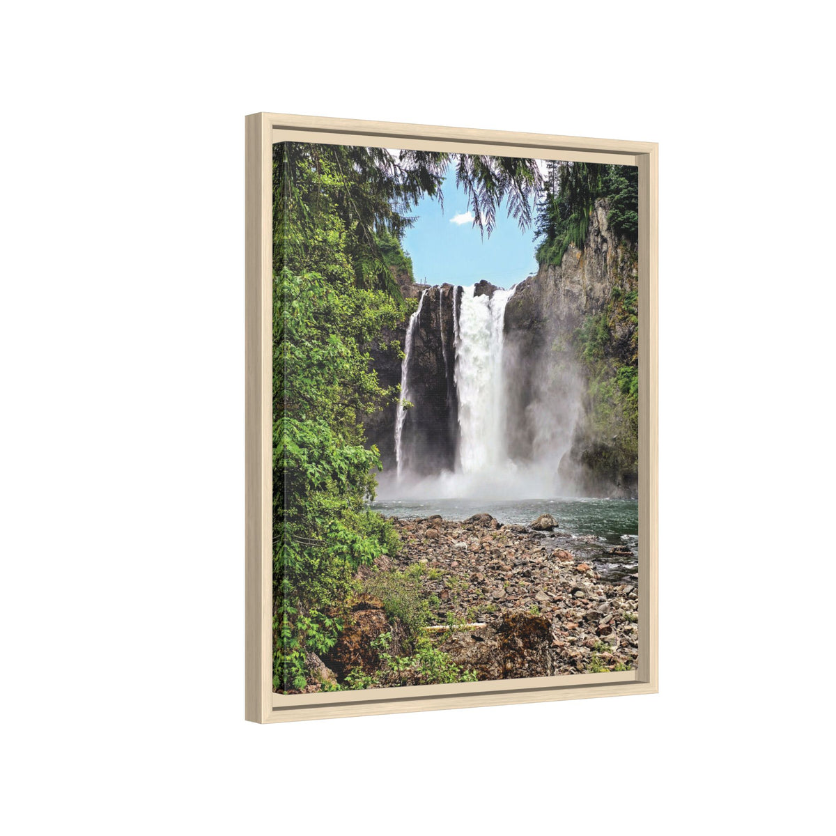Snoqualmie Falls | Framed Matte Canvas