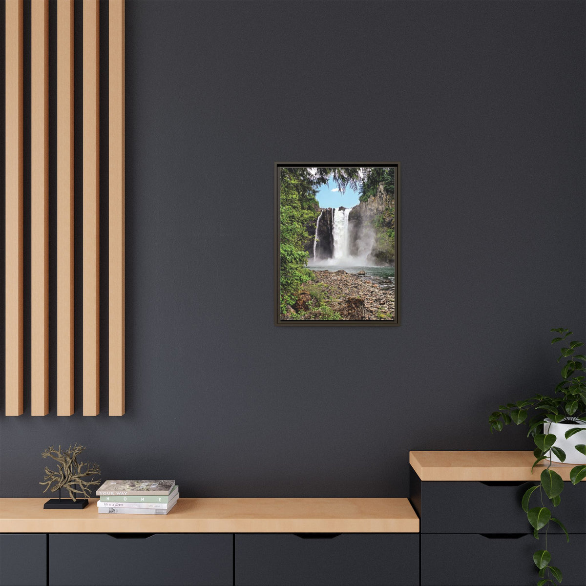 Snoqualmie Falls | Framed Matte Canvas