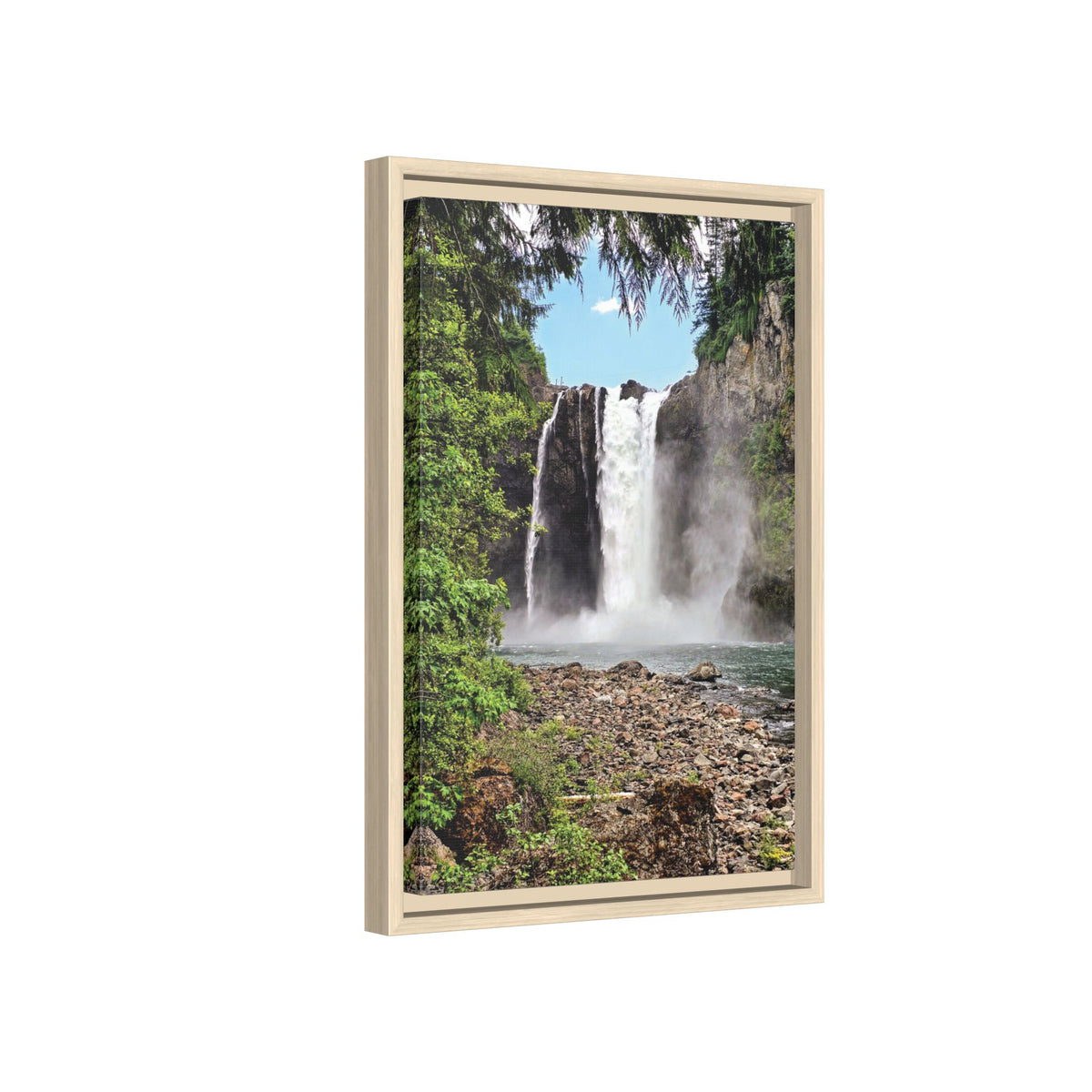 Snoqualmie Falls | Framed Matte Canvas