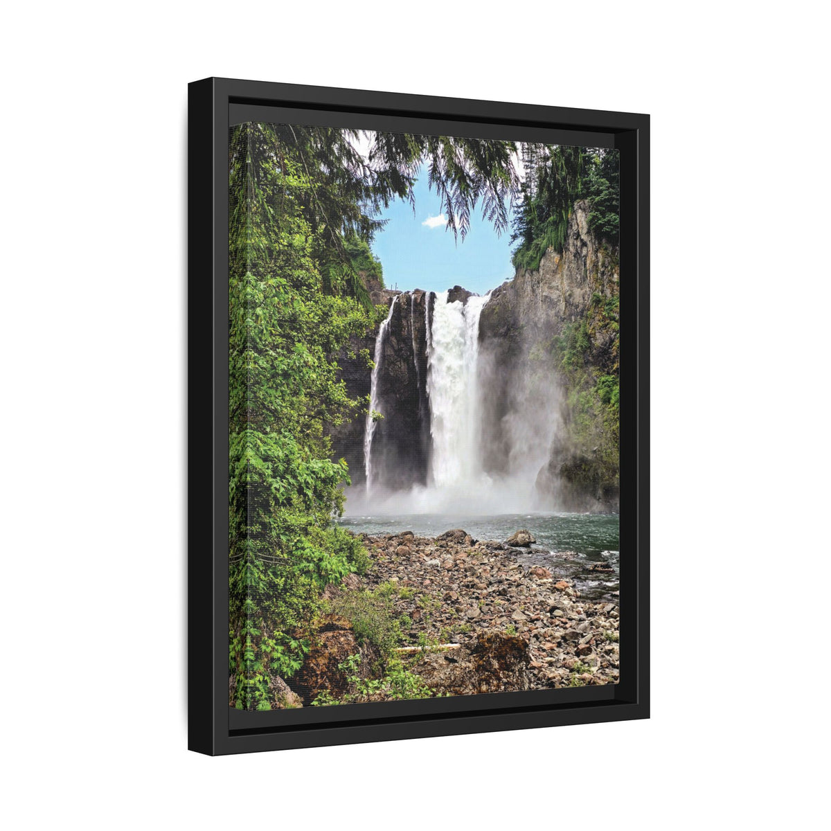 Snoqualmie Falls | Framed Matte Canvas