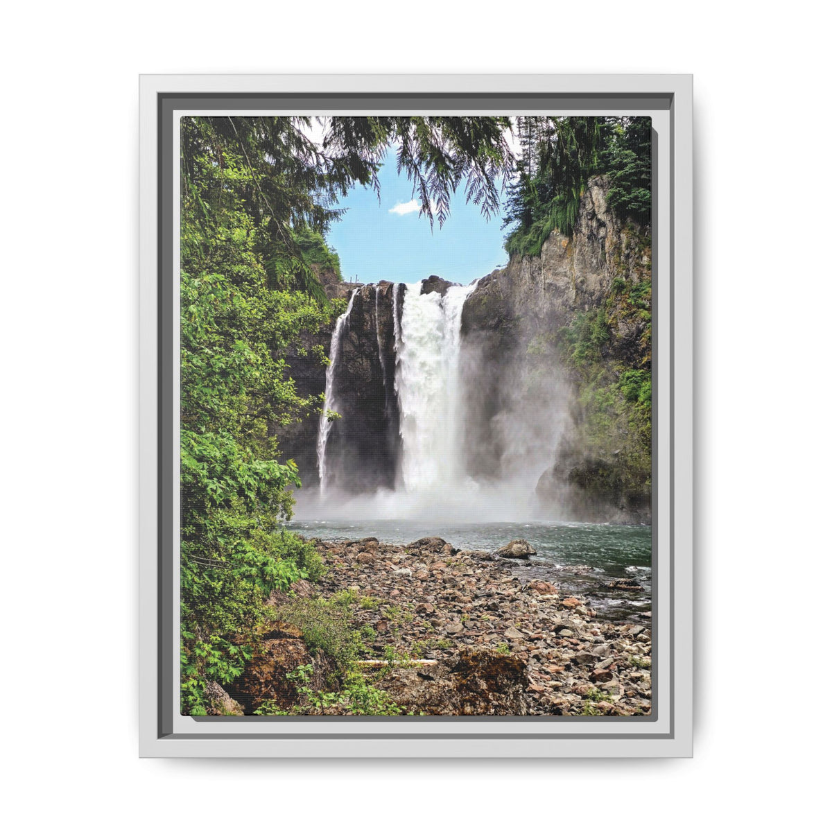 Snoqualmie Falls | Framed Matte Canvas