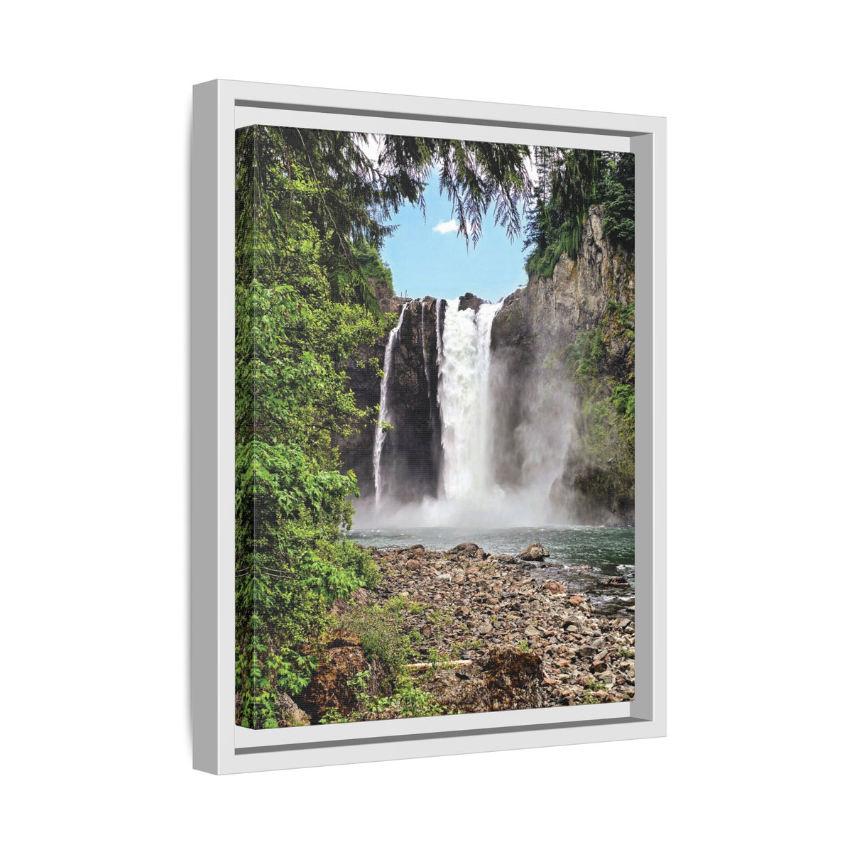 Snoqualmie Falls | Framed Matte Canvas