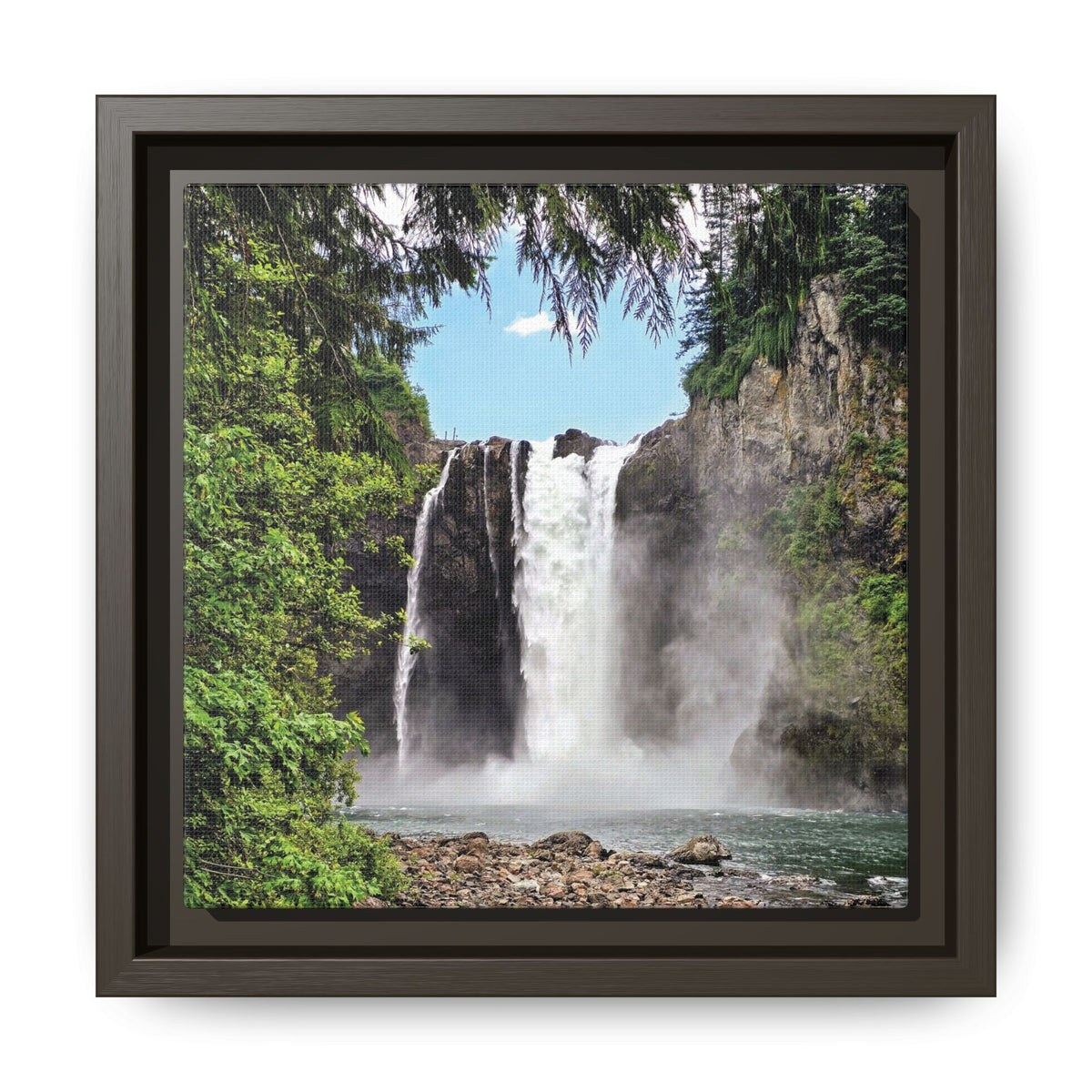 Snoqualmie Falls | Framed Matte Canvas