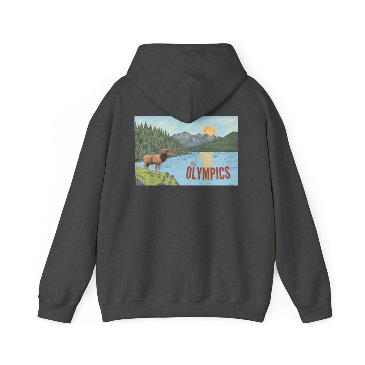 The Olympics Vintage Adventure Sweatshirt | PNW Outdoor Sweatshirt