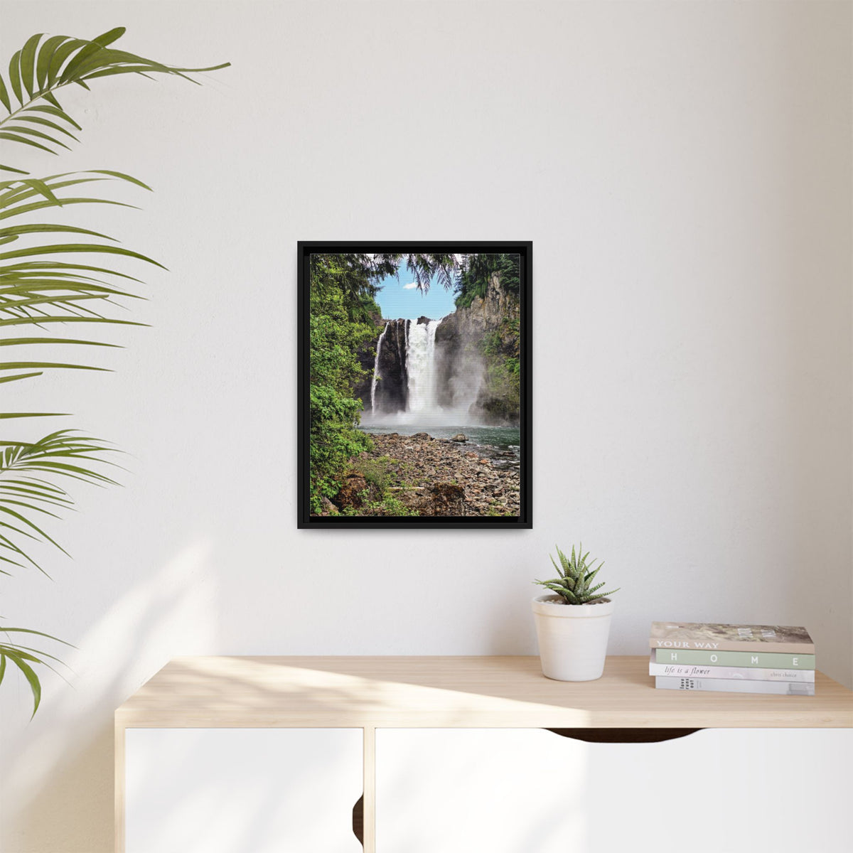Snoqualmie Falls | Framed Matte Canvas