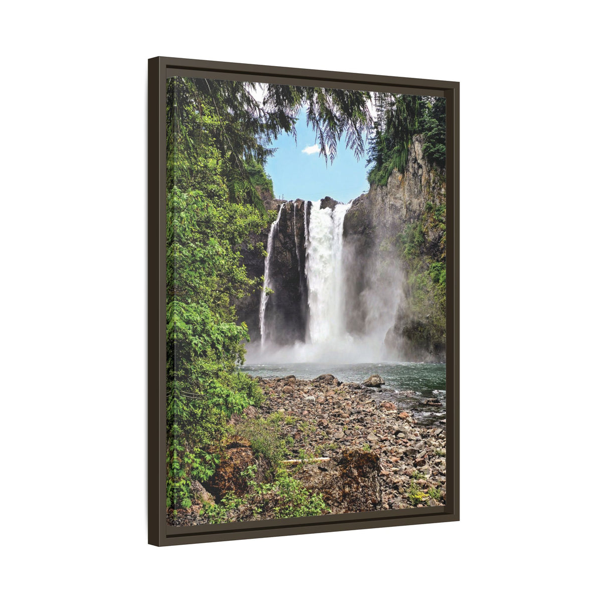Snoqualmie Falls | Framed Matte Canvas