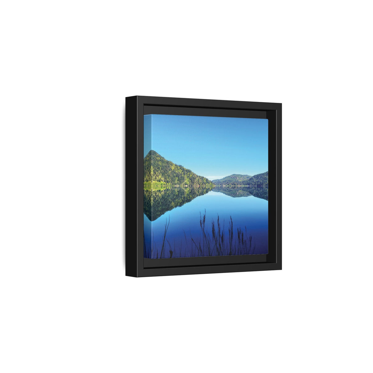 Lake Crescent Reflections | Framed Matte Canvas