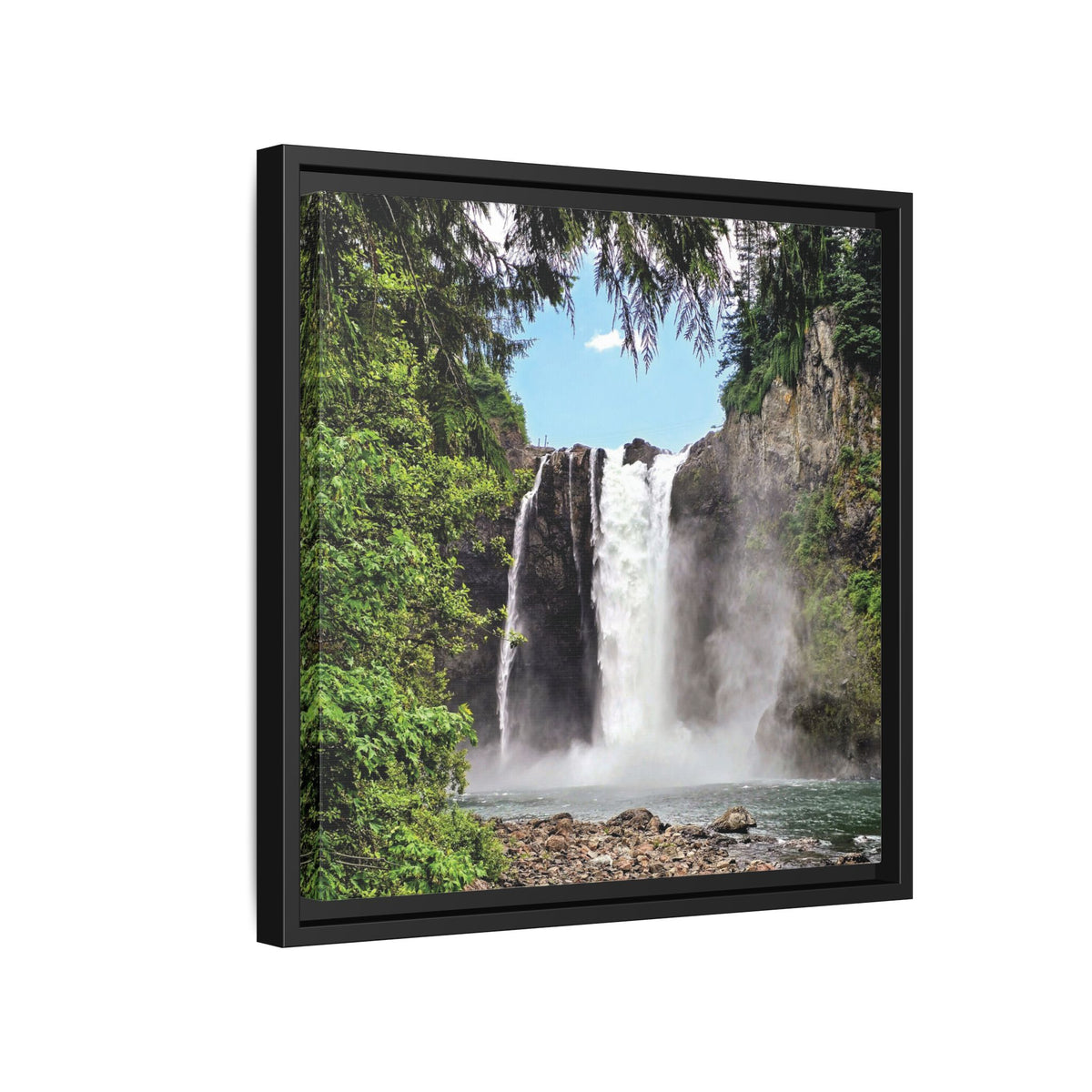 Snoqualmie Falls | Framed Matte Canvas