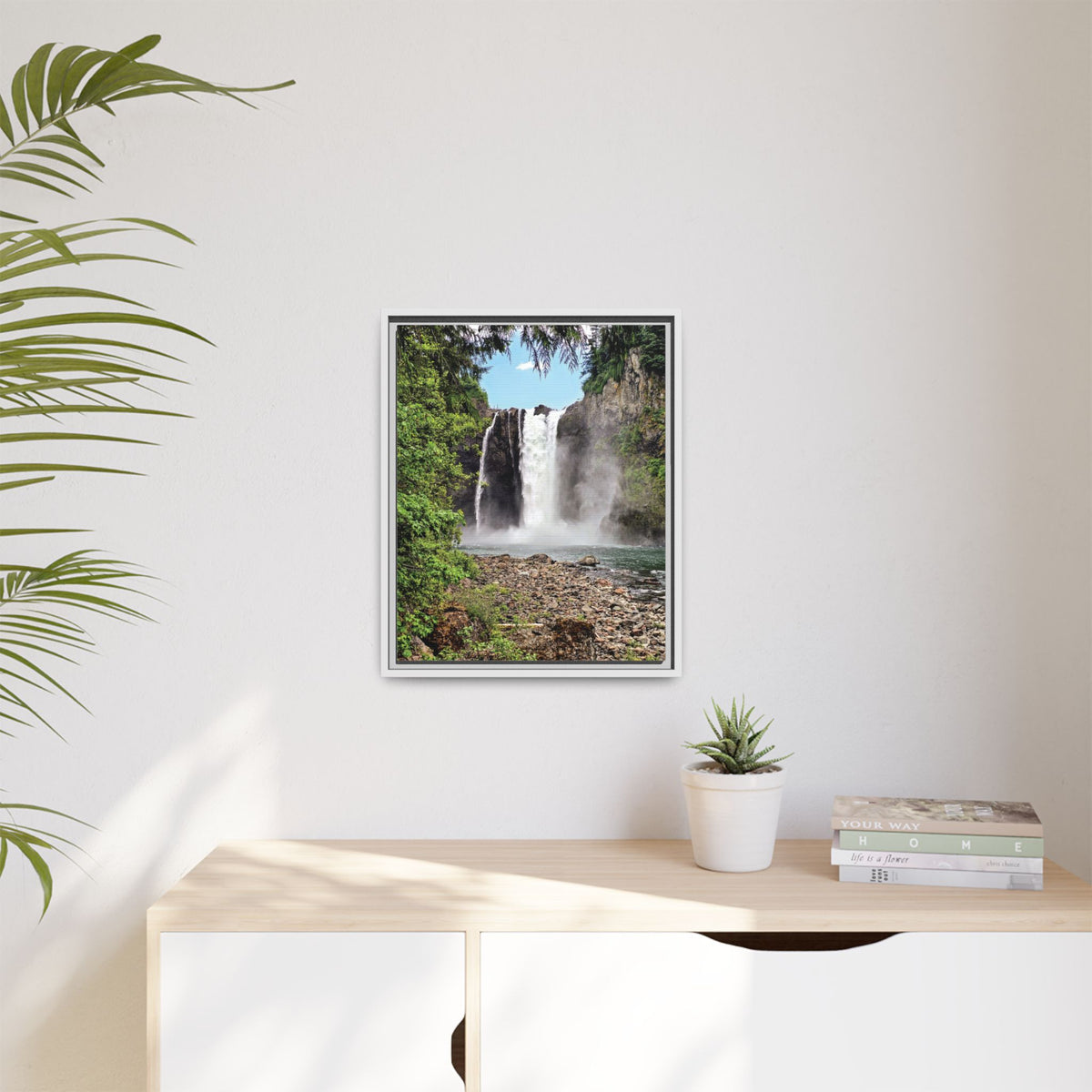Snoqualmie Falls | Framed Matte Canvas