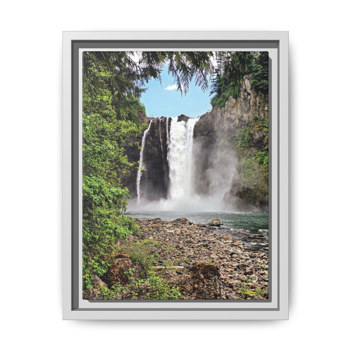Snoqualmie Falls | Framed Matte Canvas