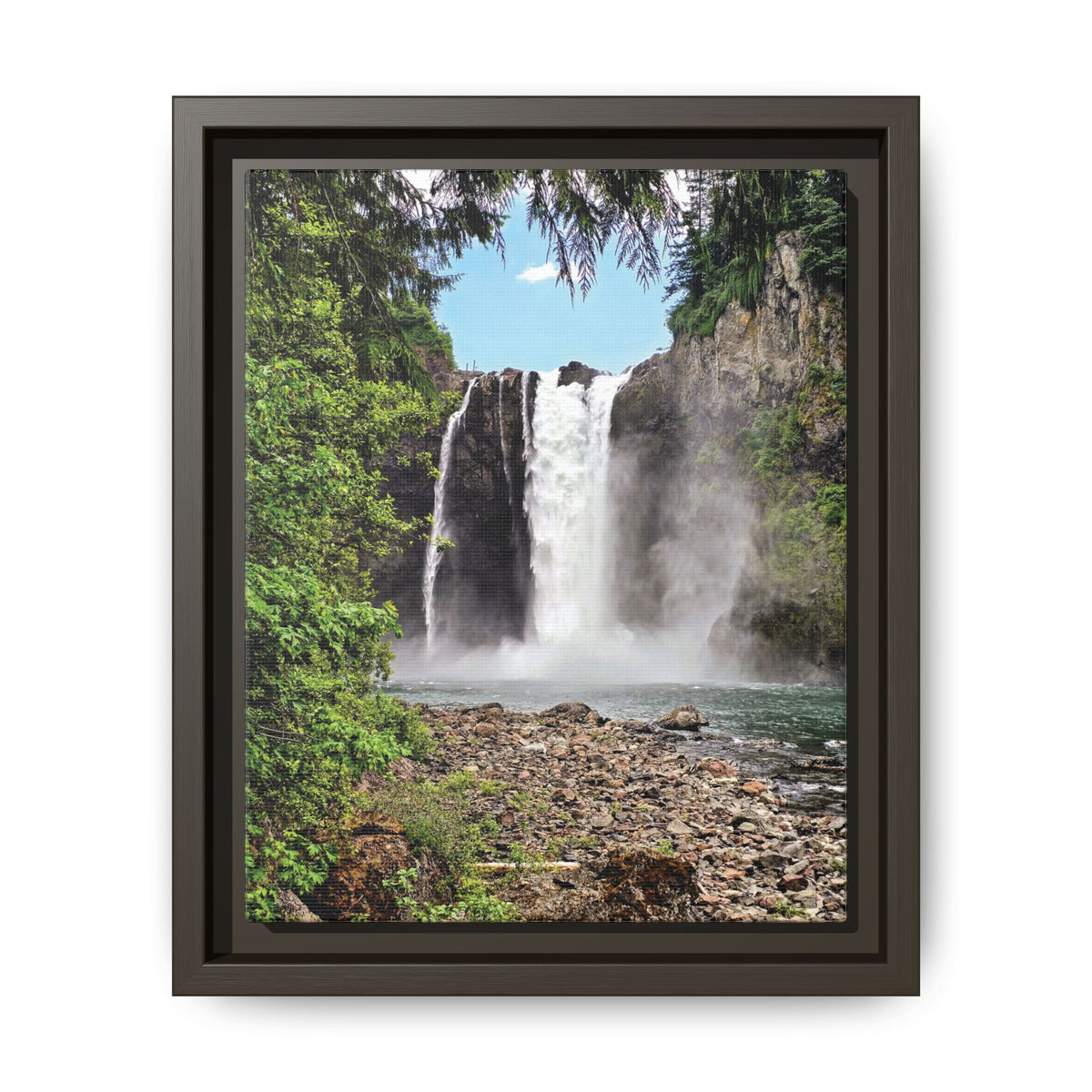 Snoqualmie Falls | Framed Matte Canvas