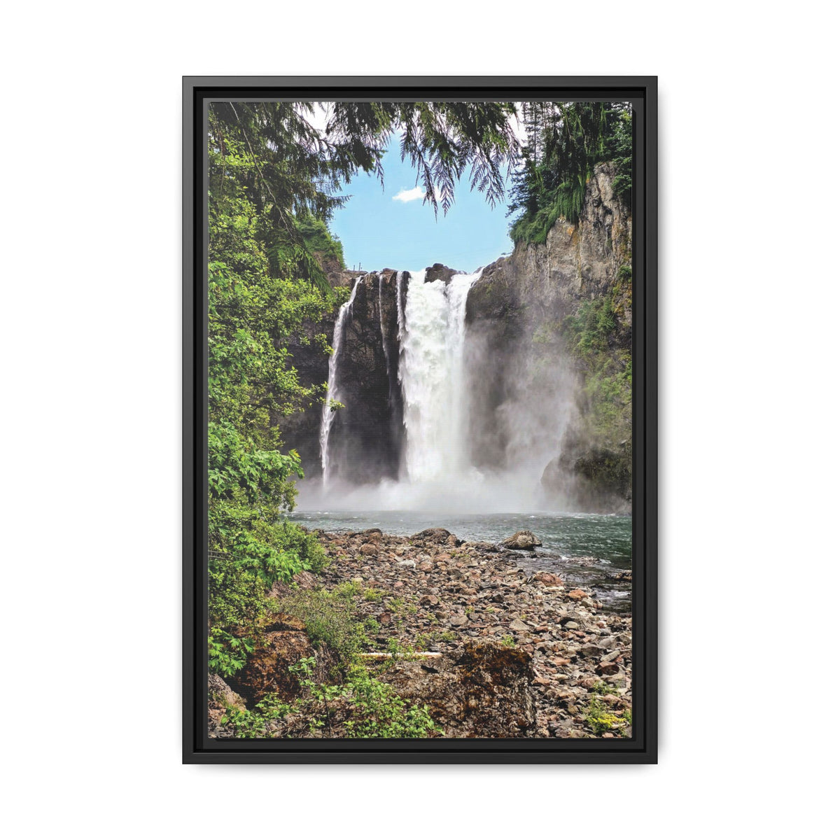 Snoqualmie Falls | Framed Matte Canvas