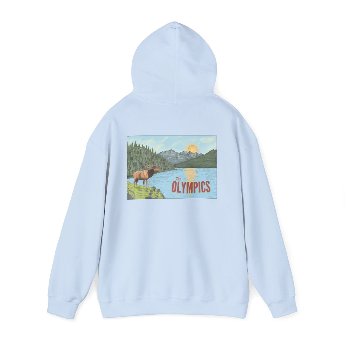 The Olympics Vintage Adventure Sweatshirt | PNW Outdoor Sweatshirt