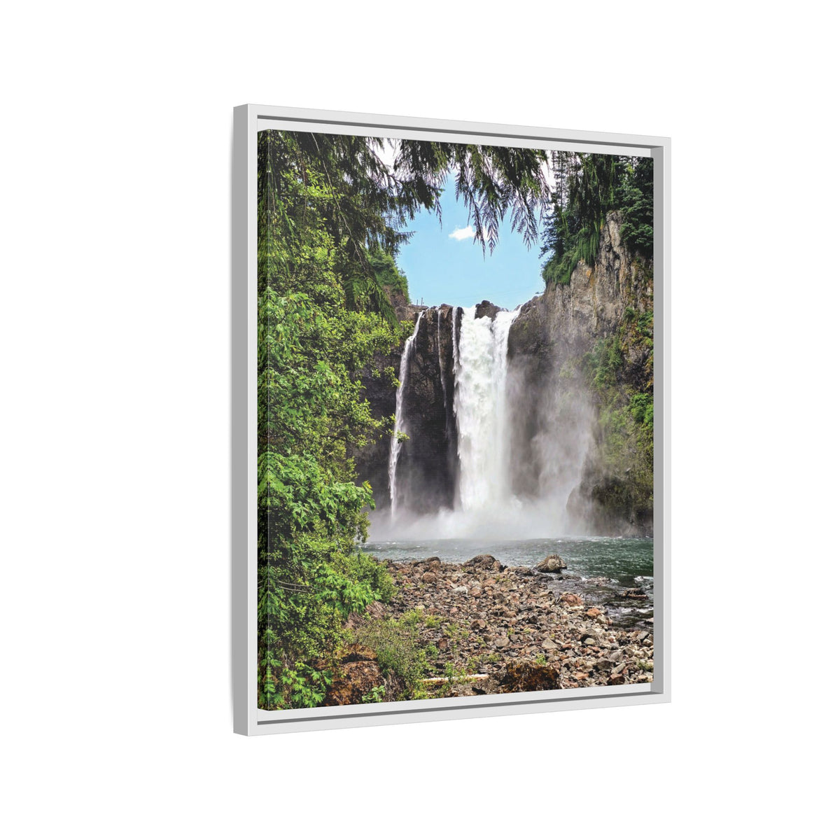Snoqualmie Falls | Framed Matte Canvas