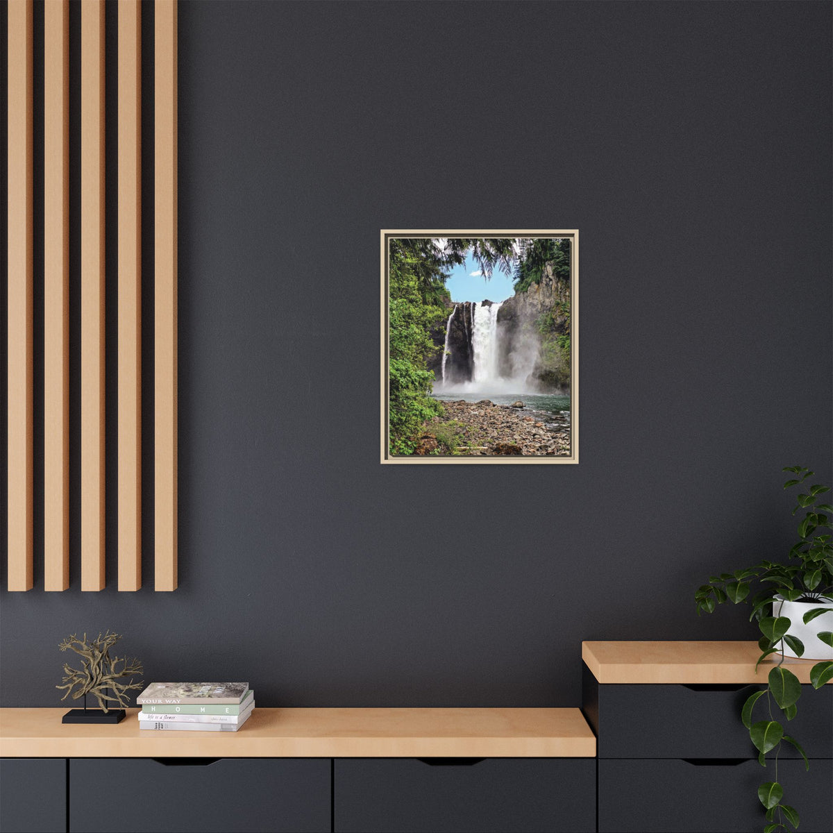 Snoqualmie Falls | Framed Matte Canvas