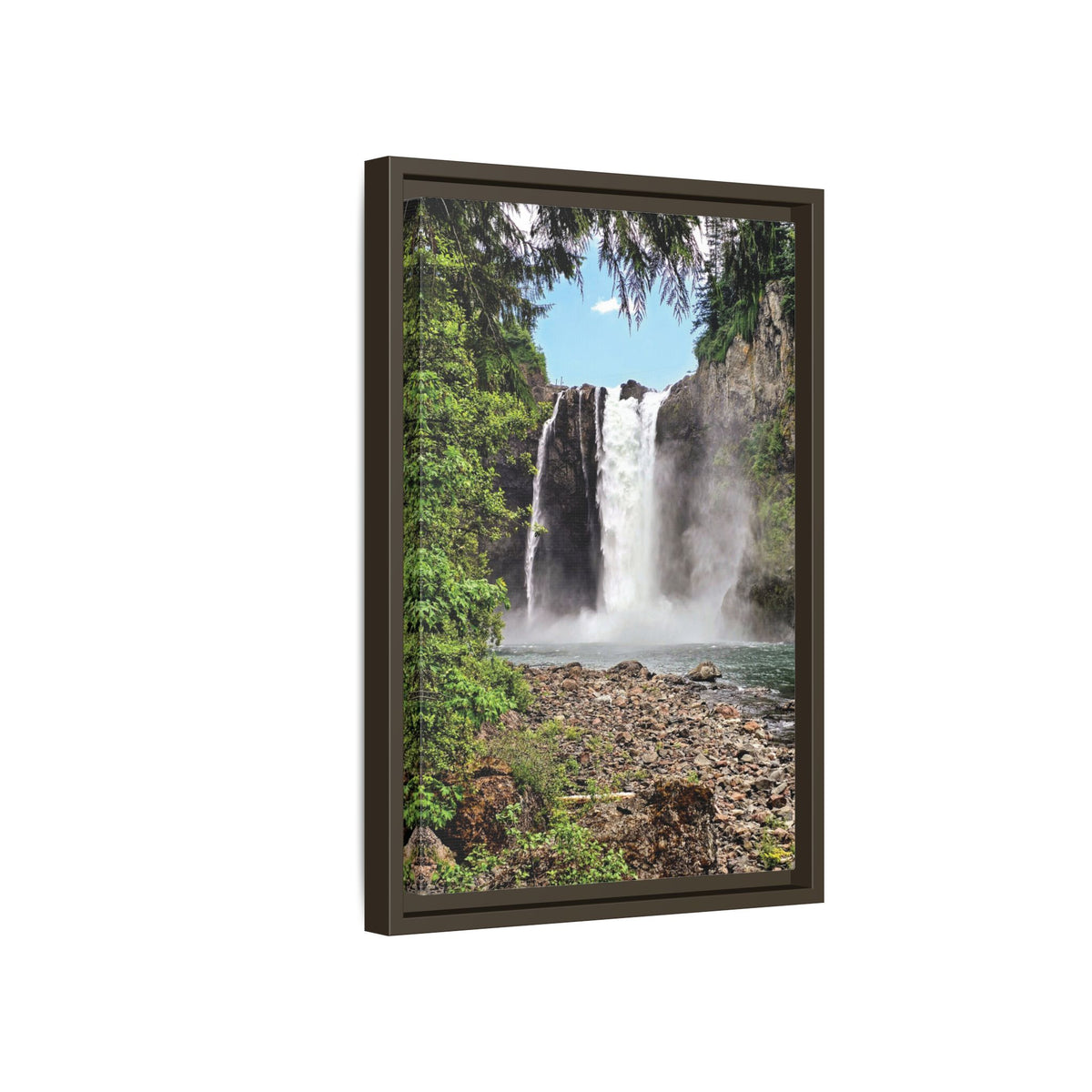 Snoqualmie Falls | Framed Matte Canvas