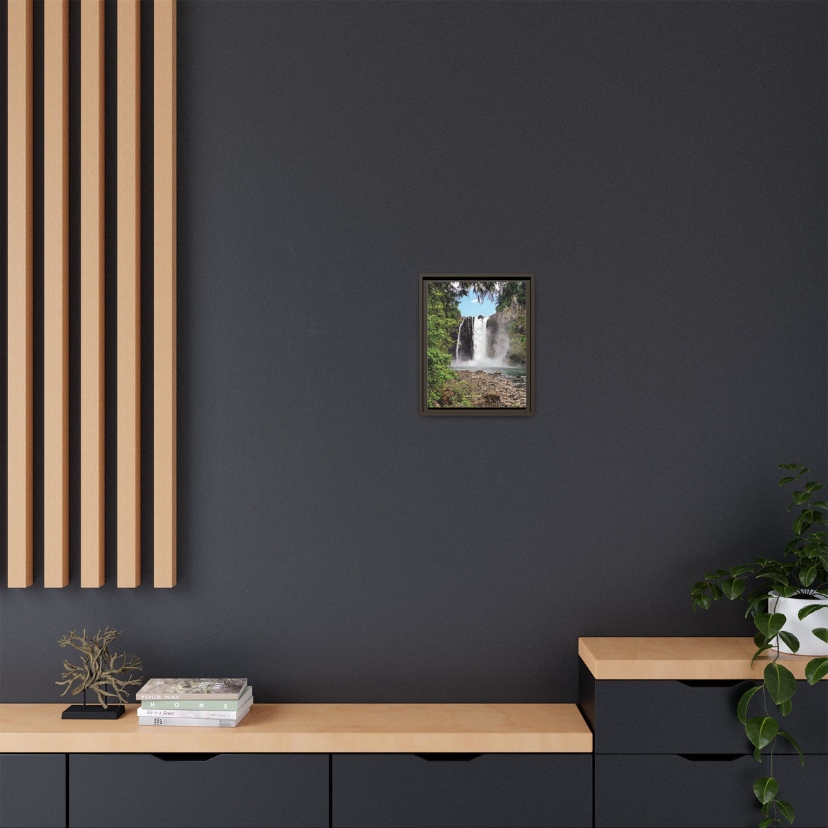 Snoqualmie Falls | Framed Matte Canvas