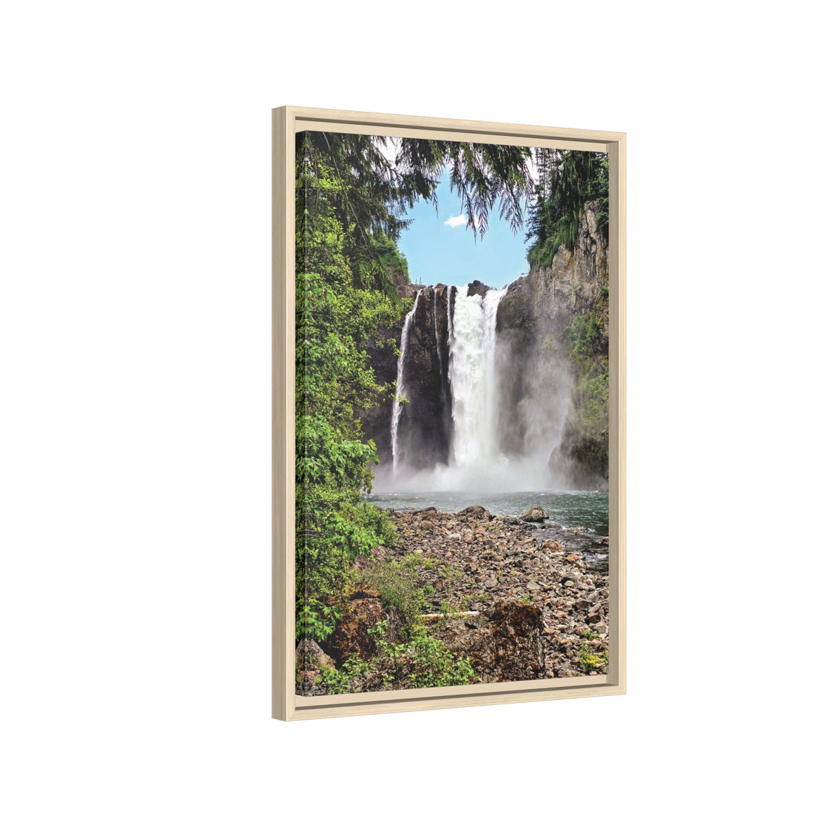 Snoqualmie Falls | Framed Matte Canvas