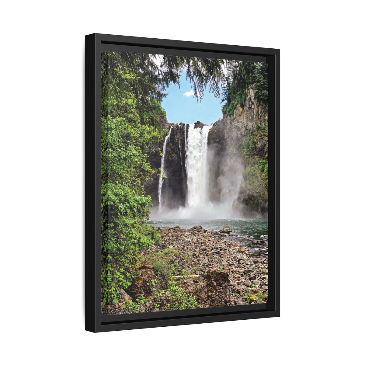 Snoqualmie Falls | Framed Matte Canvas