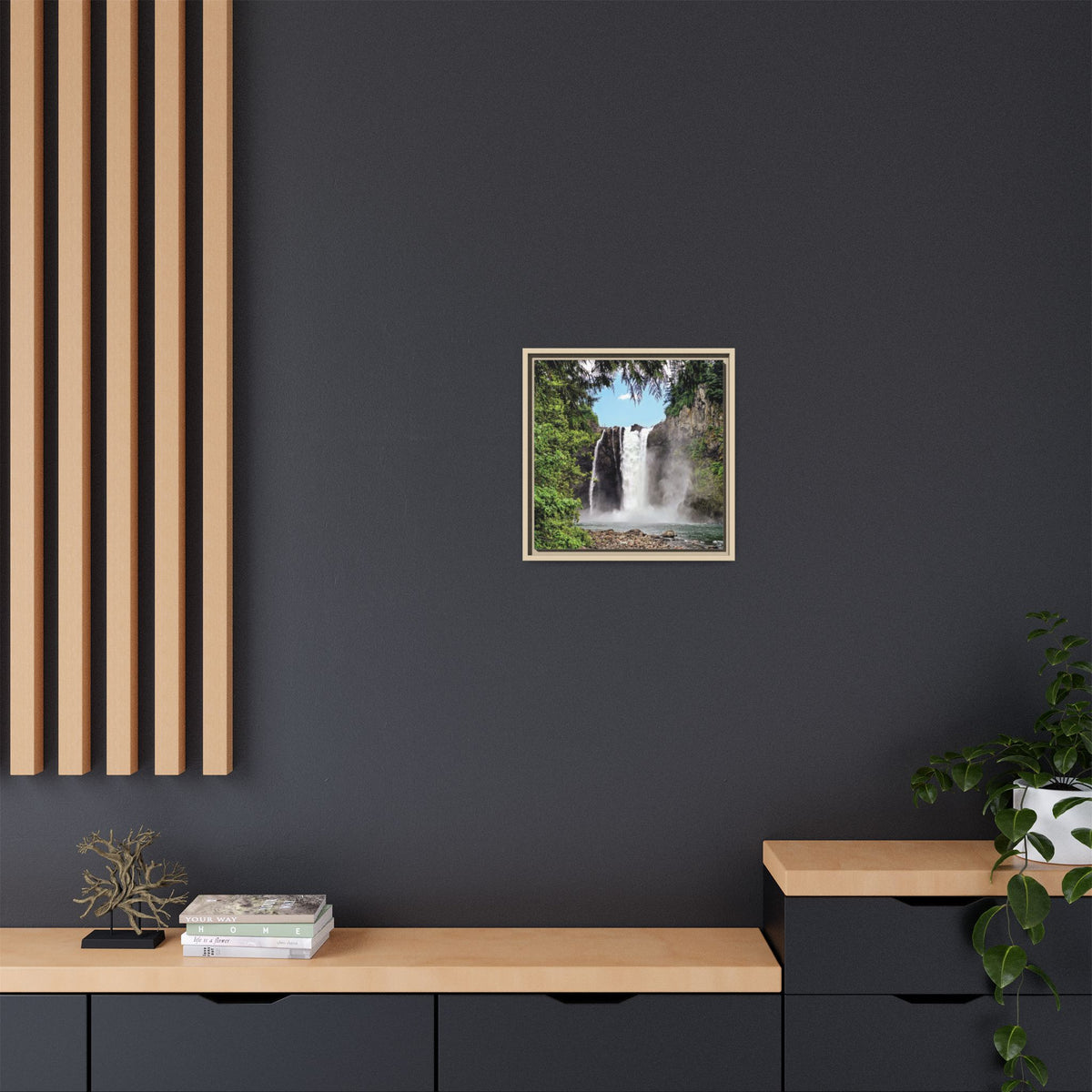 Snoqualmie Falls | Framed Matte Canvas