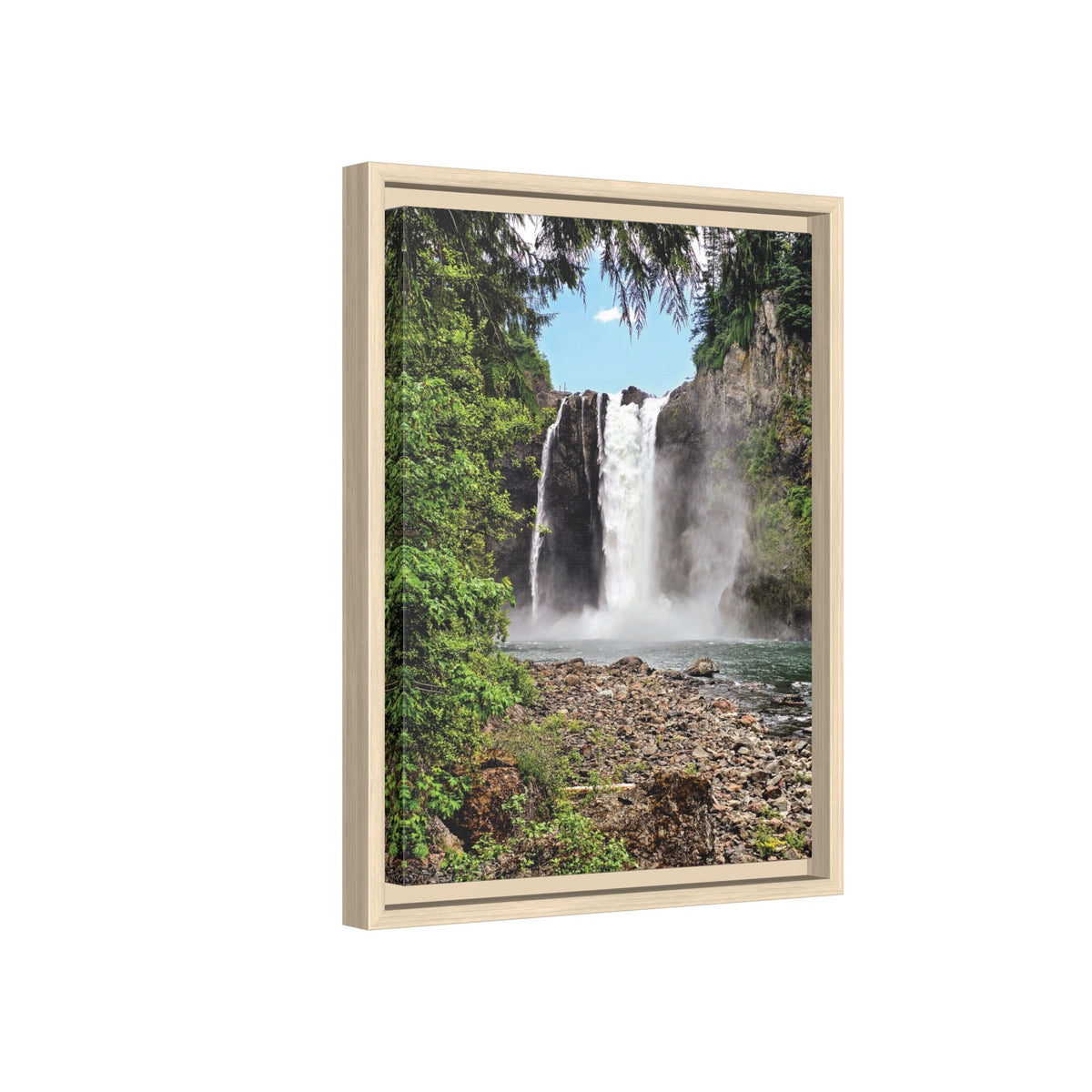 Snoqualmie Falls | Framed Matte Canvas