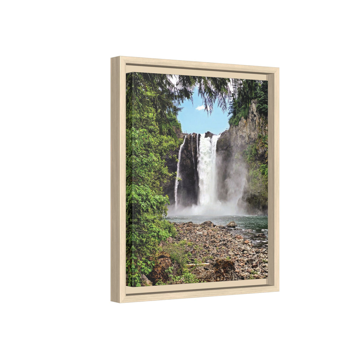 Snoqualmie Falls | Framed Matte Canvas
