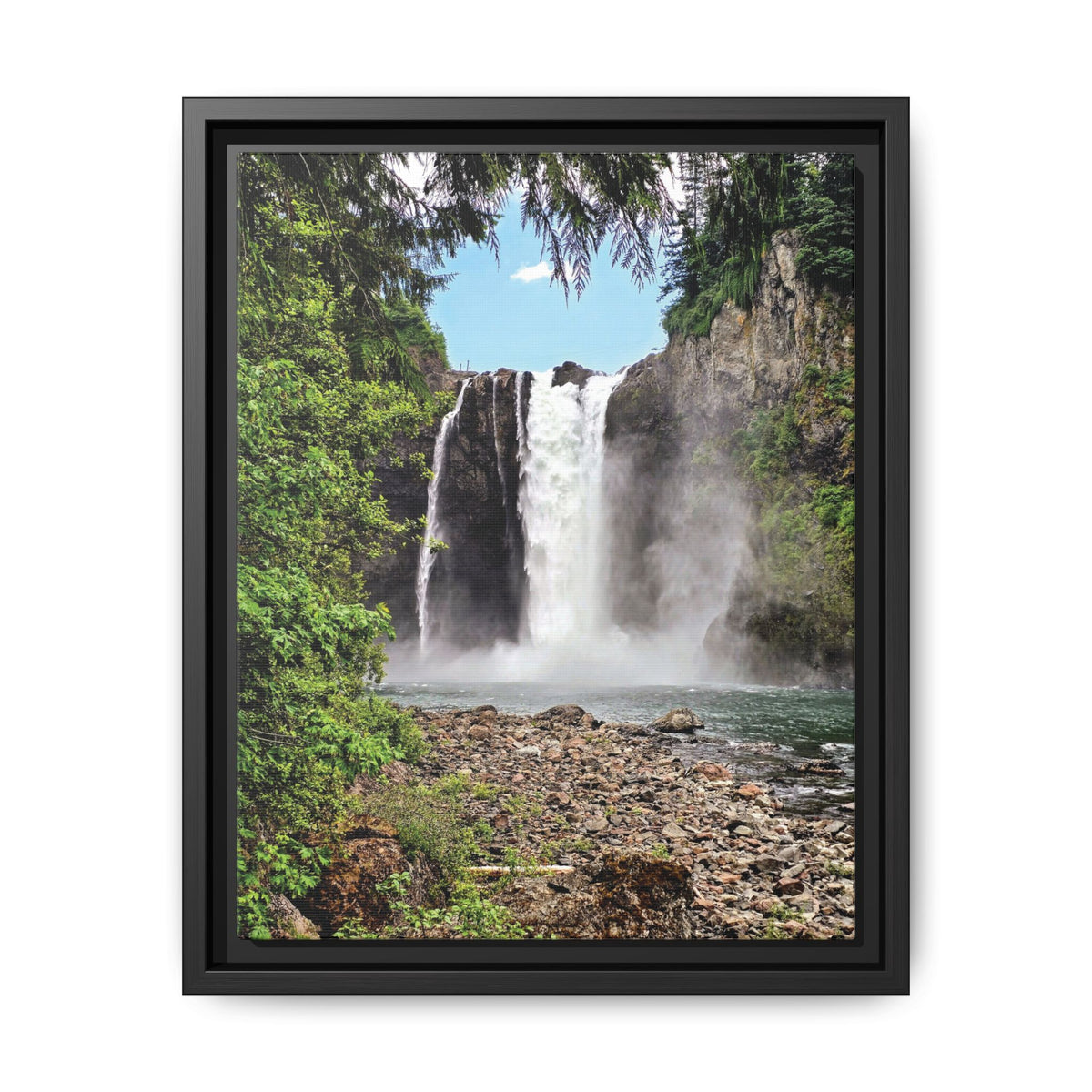 Snoqualmie Falls | Framed Matte Canvas