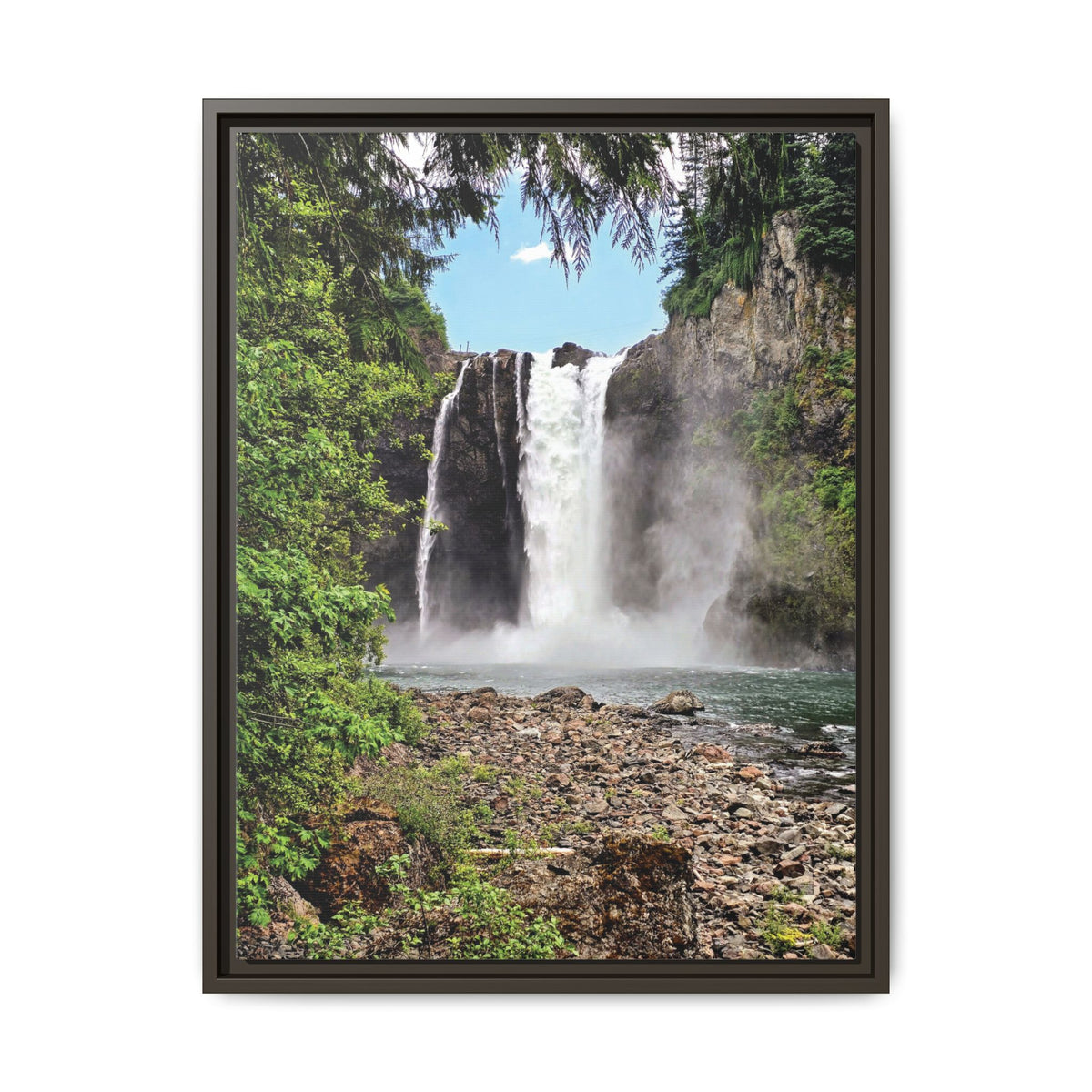 Snoqualmie Falls | Framed Matte Canvas