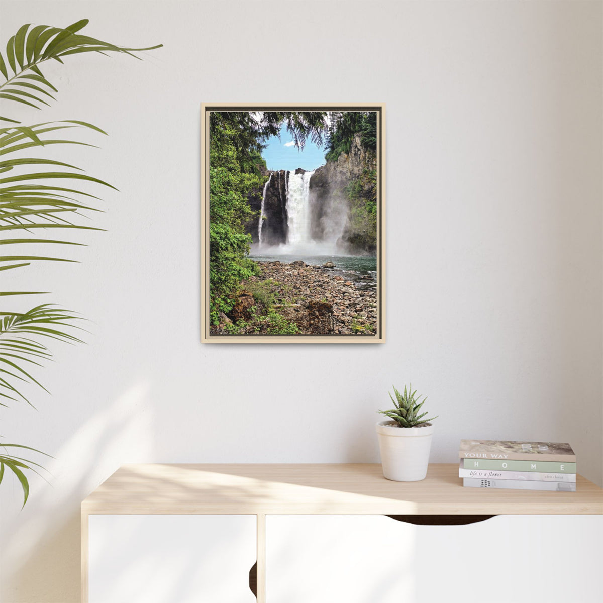 Snoqualmie Falls | Framed Matte Canvas