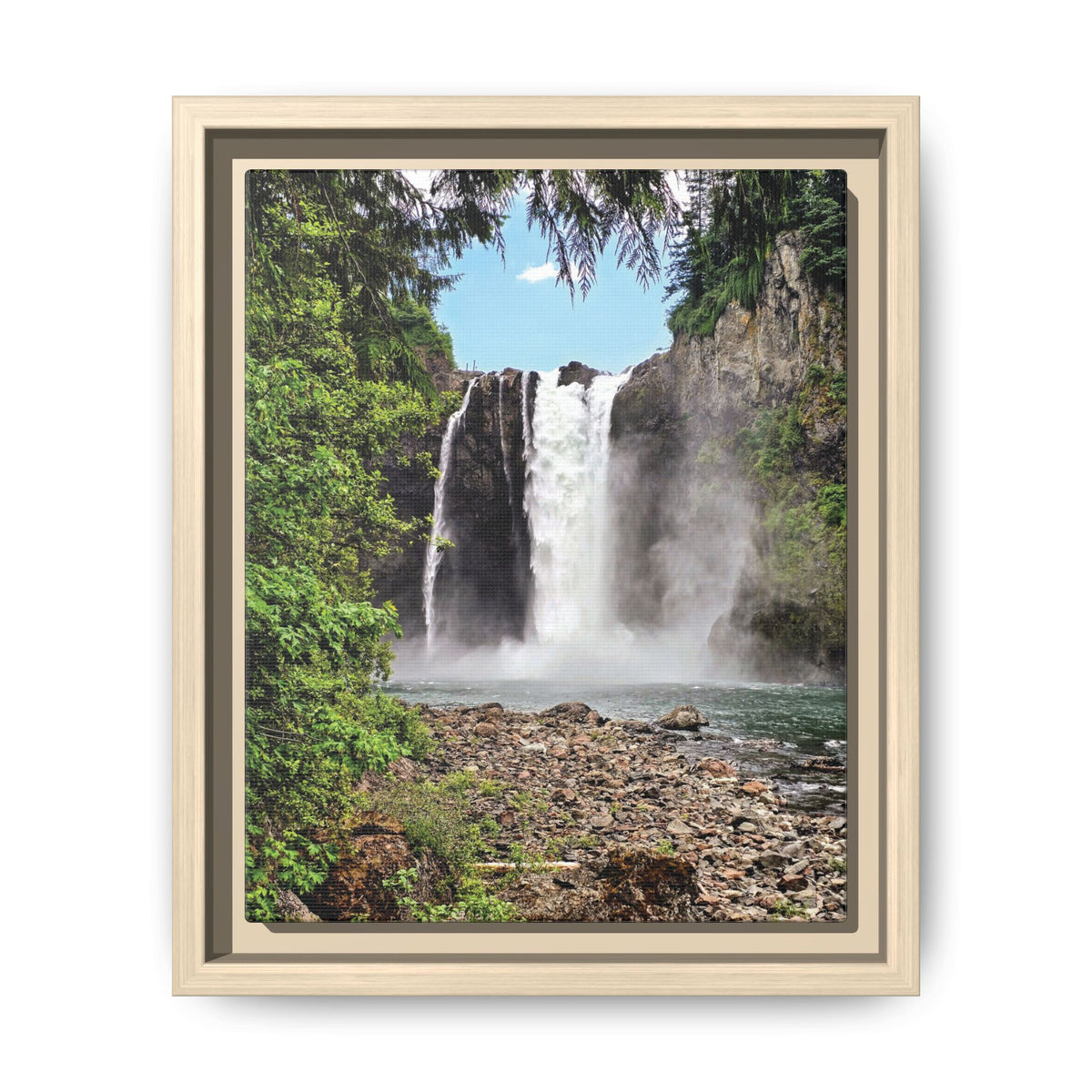 Snoqualmie Falls | Framed Matte Canvas