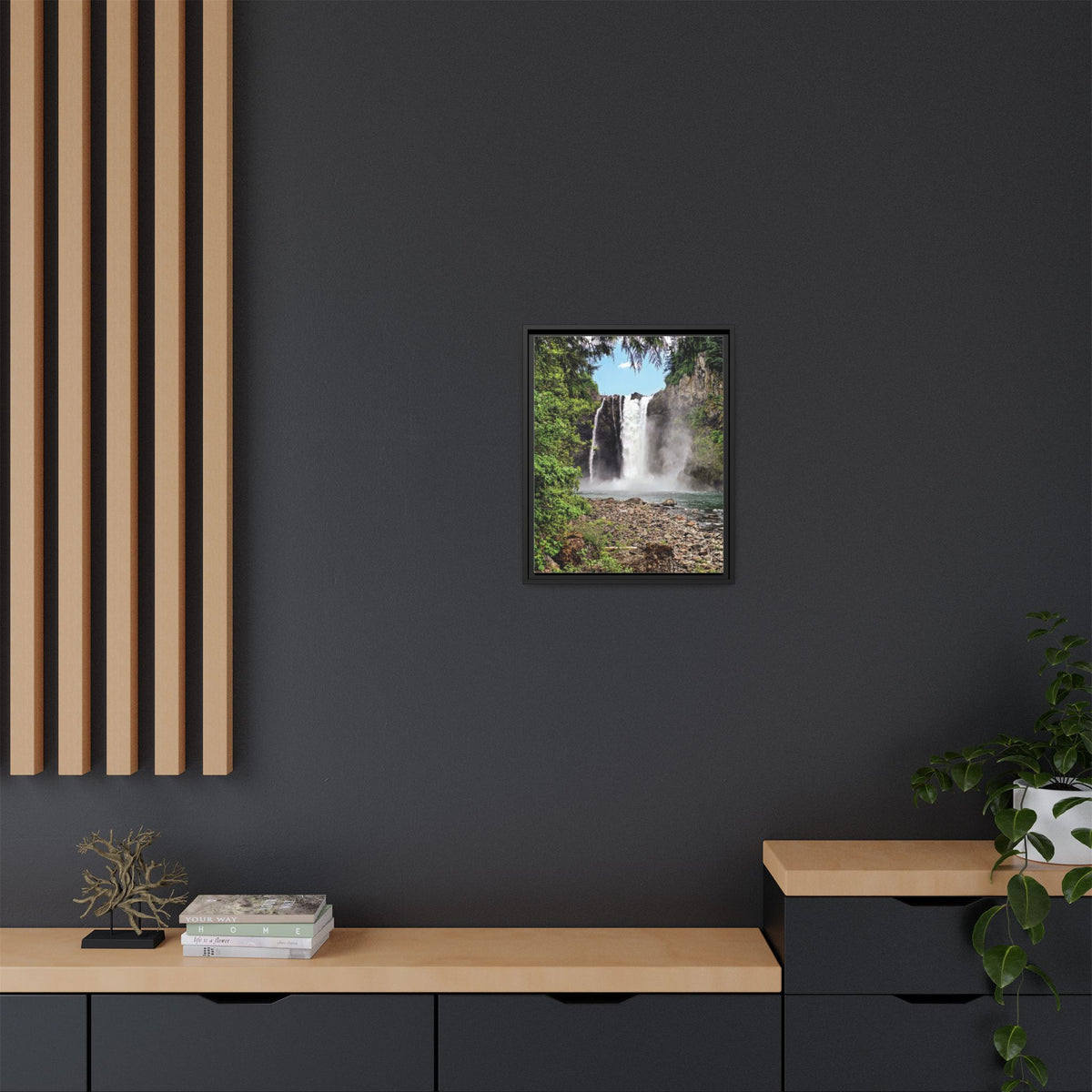 Snoqualmie Falls | Framed Matte Canvas