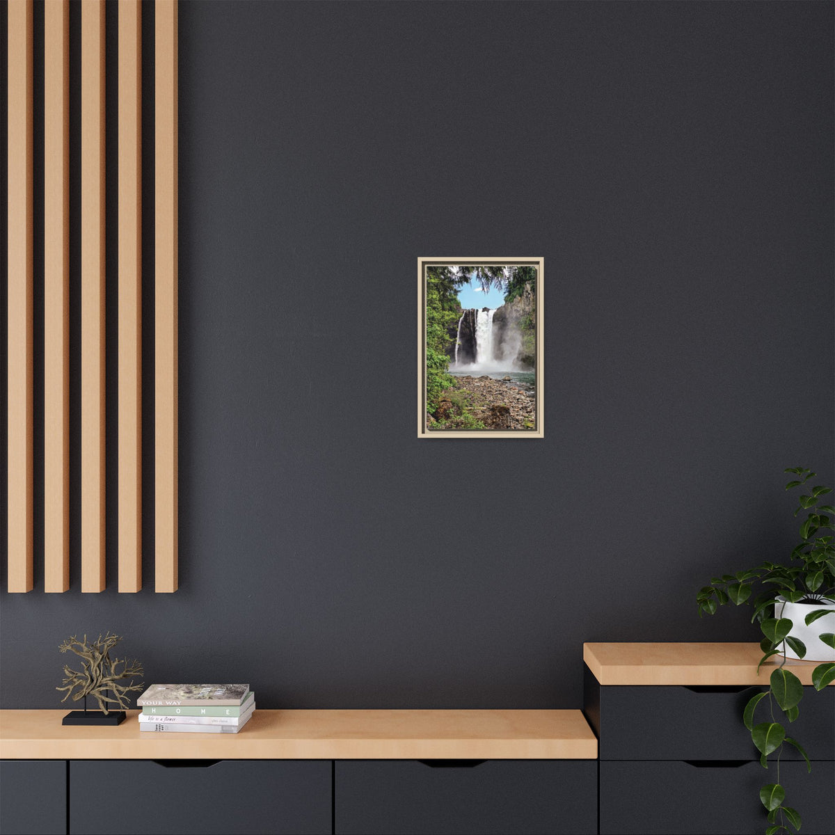 Snoqualmie Falls | Framed Matte Canvas