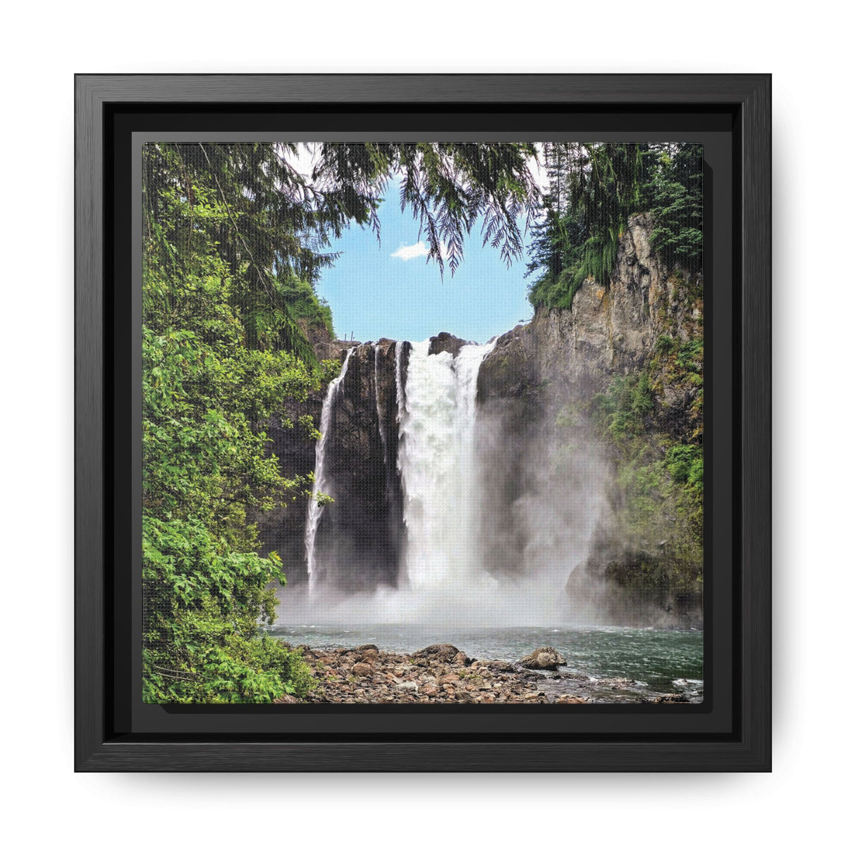 Snoqualmie Falls | Framed Matte Canvas