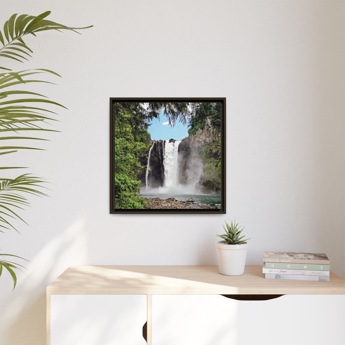 Snoqualmie Falls | Framed Matte Canvas