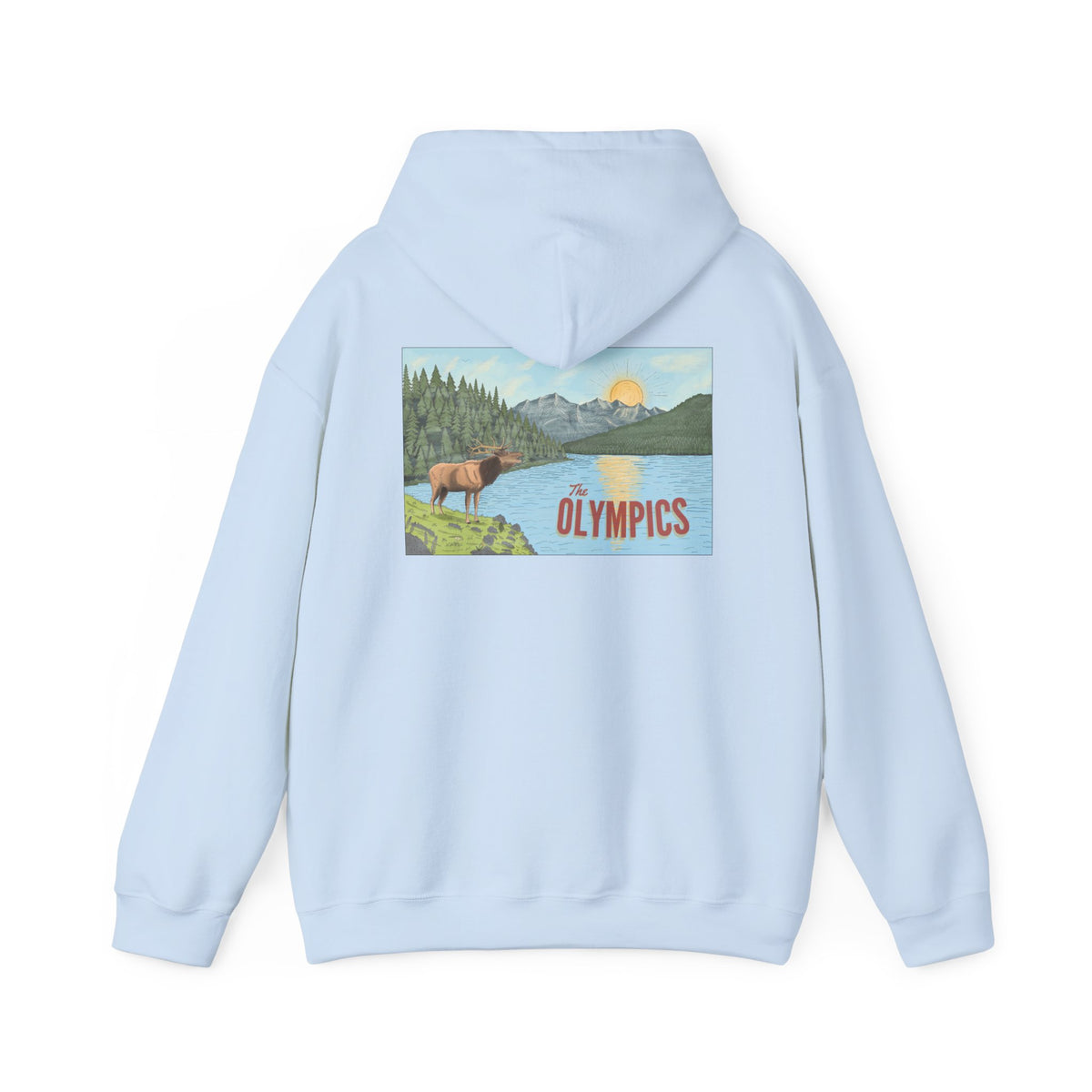 The Olympics Vintage Adventure Sweatshirt | PNW Outdoor Sweatshirt