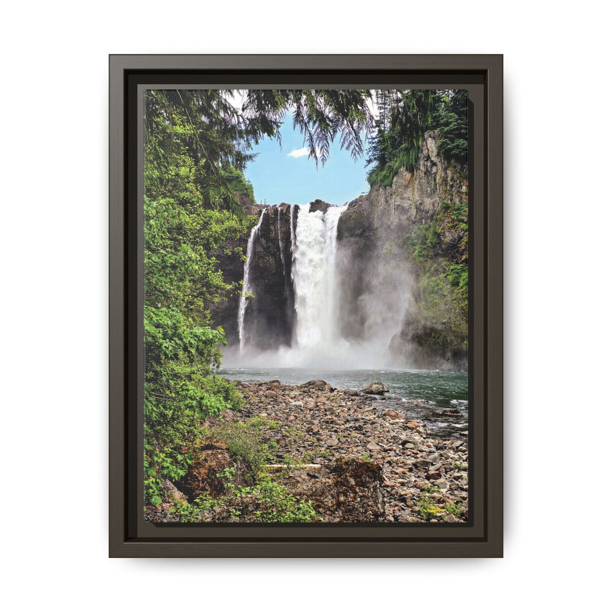 Snoqualmie Falls | Framed Matte Canvas