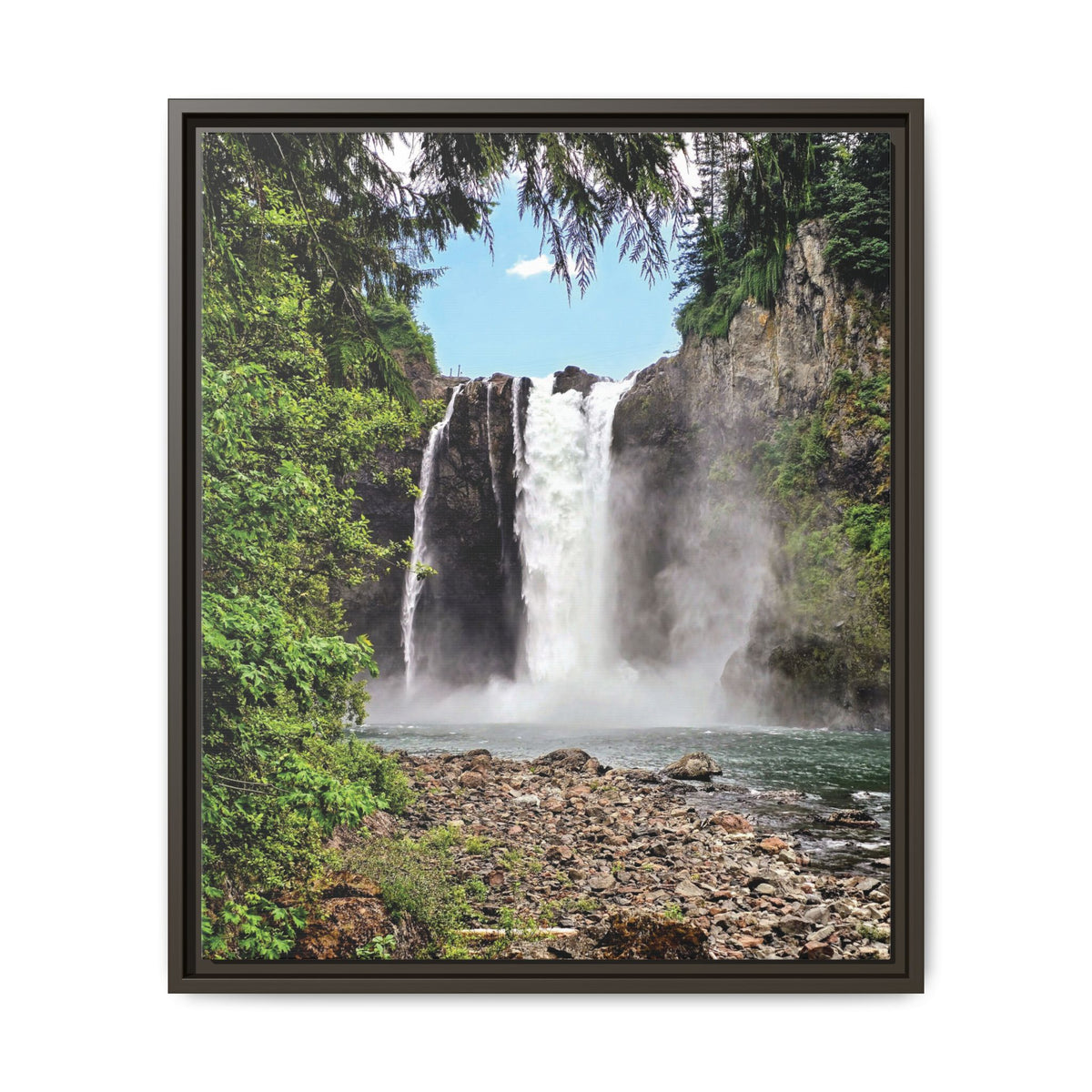 Snoqualmie Falls | Framed Matte Canvas