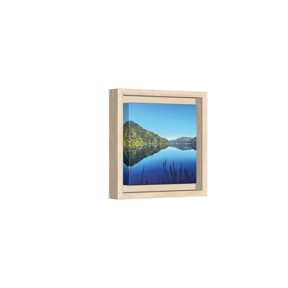 Lake Crescent Reflections | Framed Matte Canvas