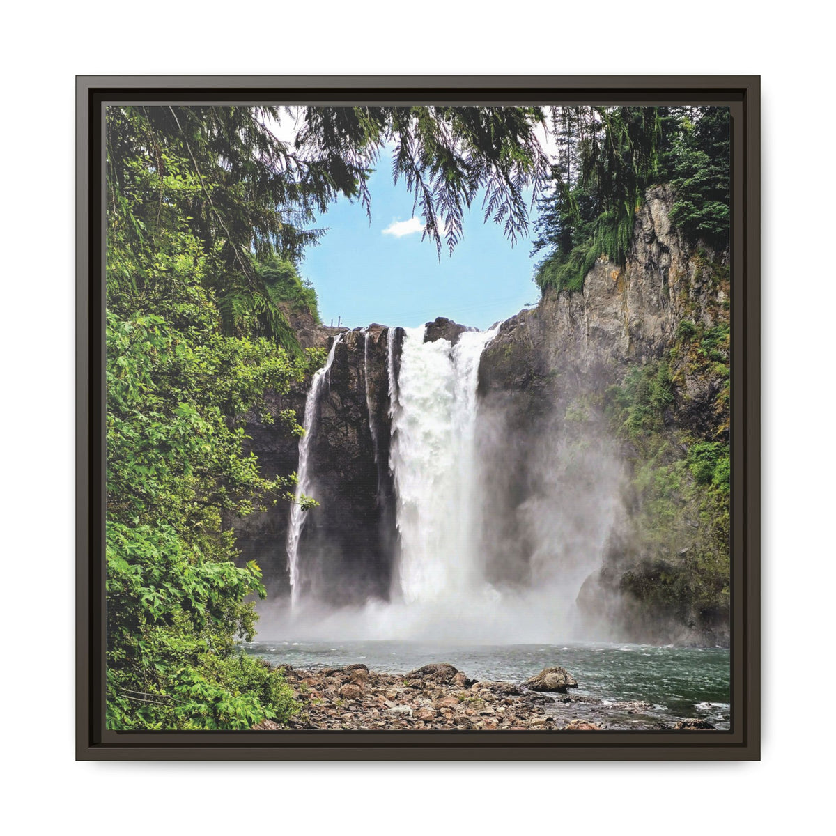 Snoqualmie Falls | Framed Matte Canvas