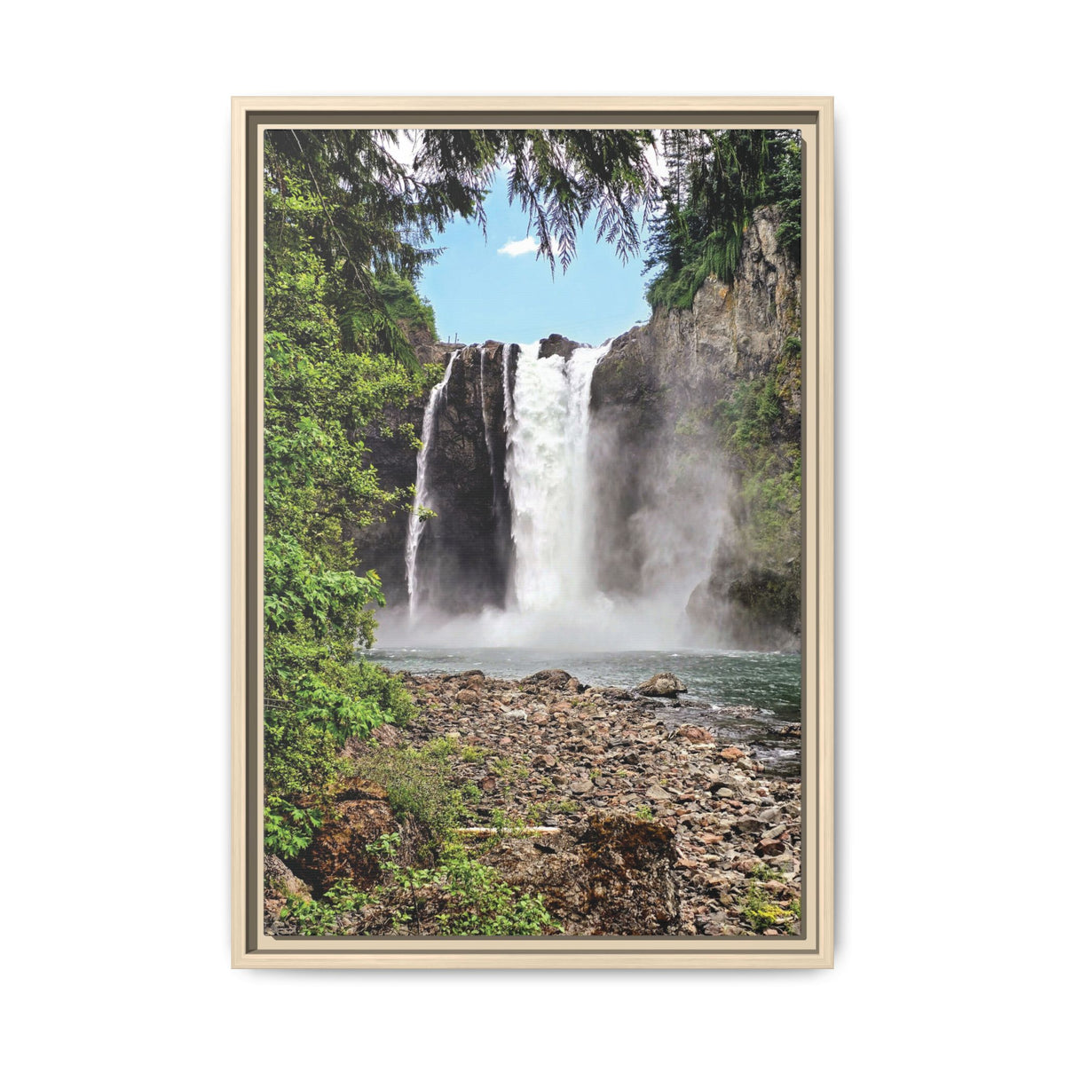 Snoqualmie Falls | Framed Matte Canvas