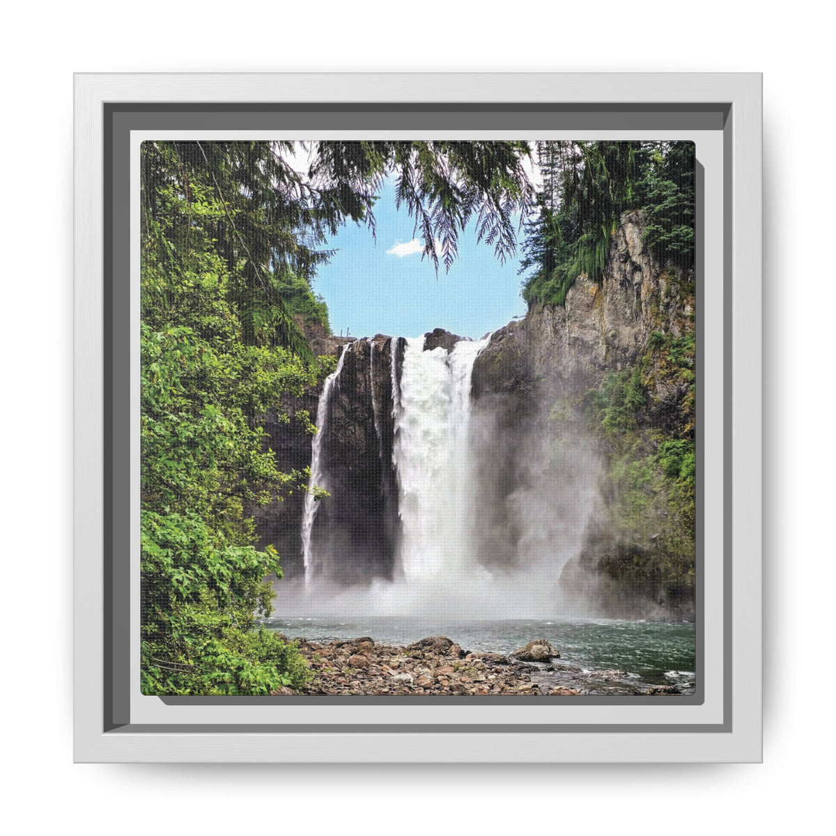 Snoqualmie Falls | Framed Matte Canvas