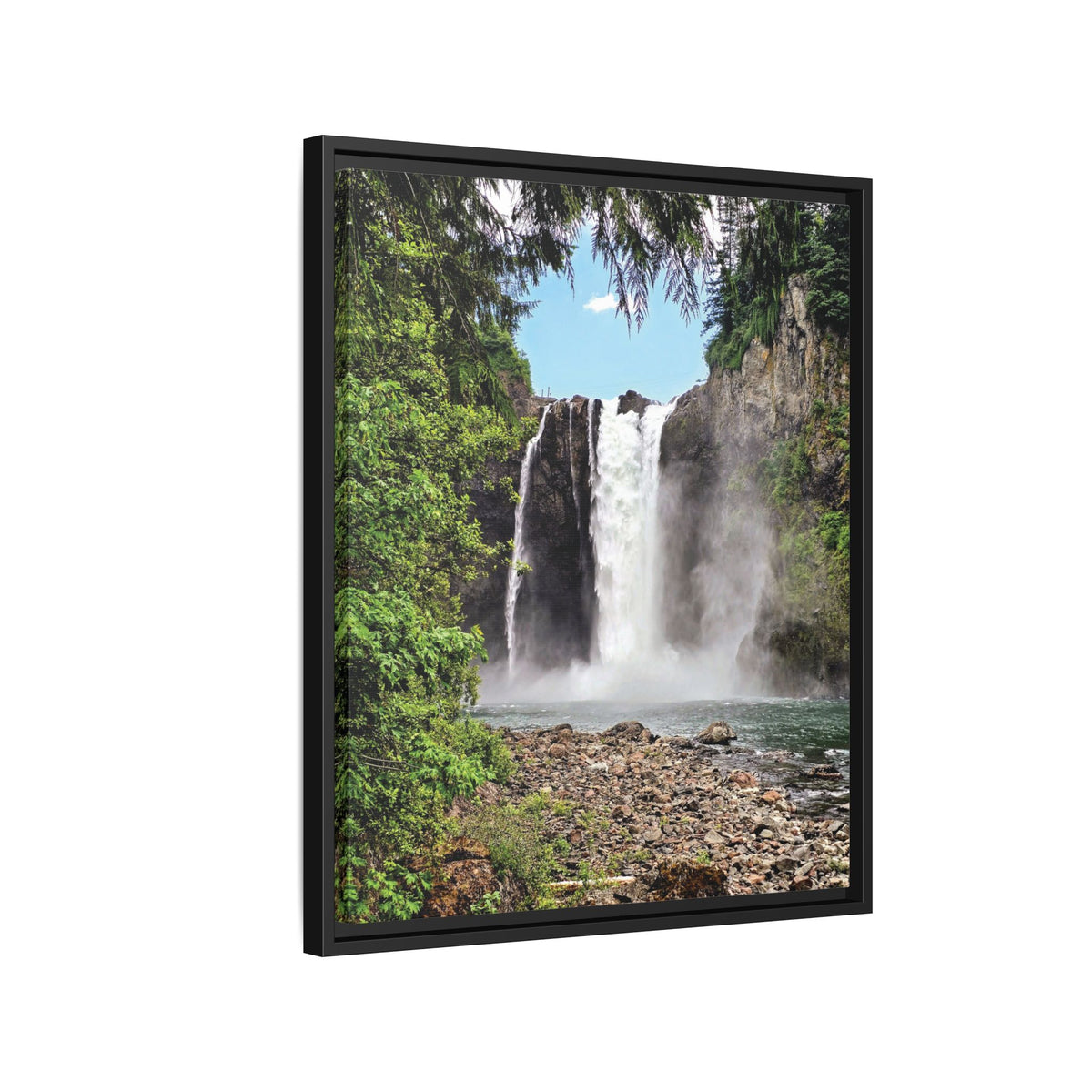 Snoqualmie Falls | Framed Matte Canvas