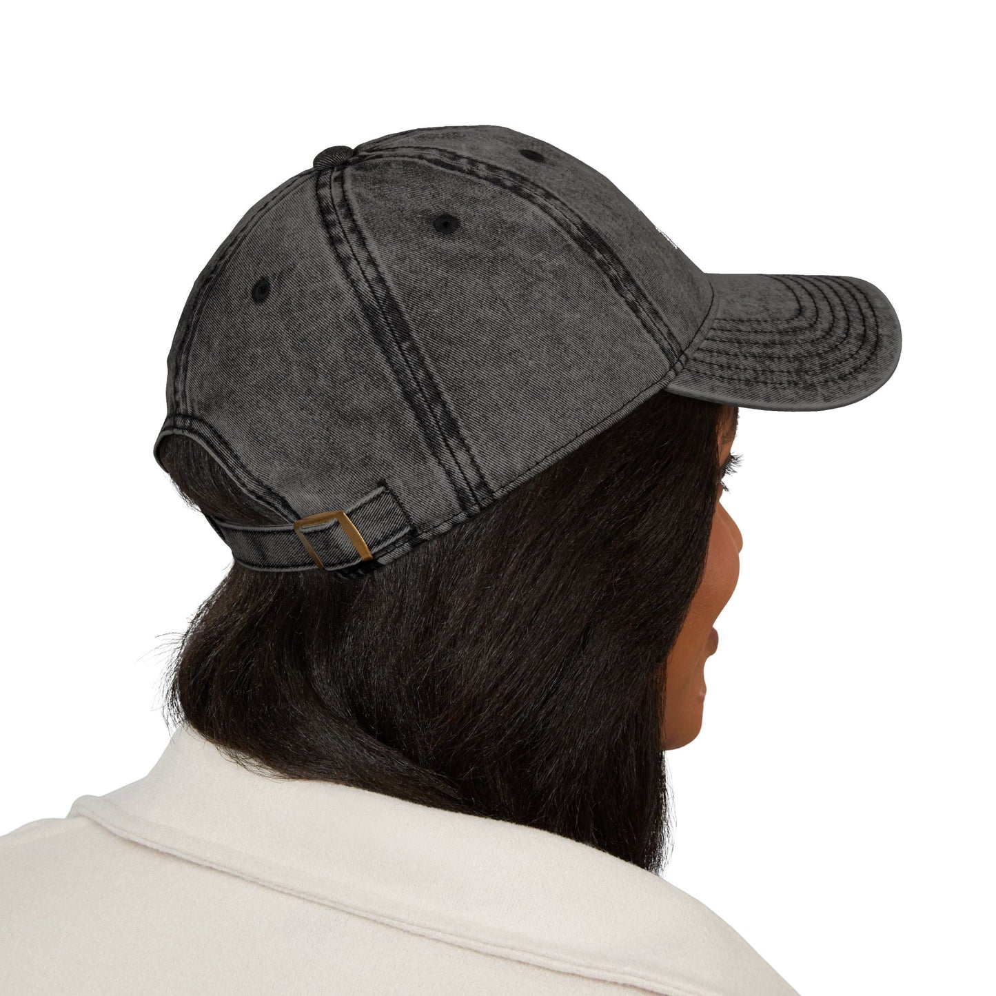 Trail Dog Vintage Embroidered Cap – Washed Mountain Hat
