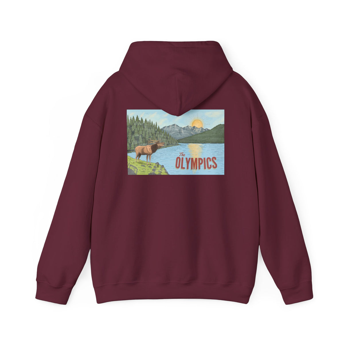 The Olympics Vintage Adventure Sweatshirt | PNW Outdoor Sweatshirt