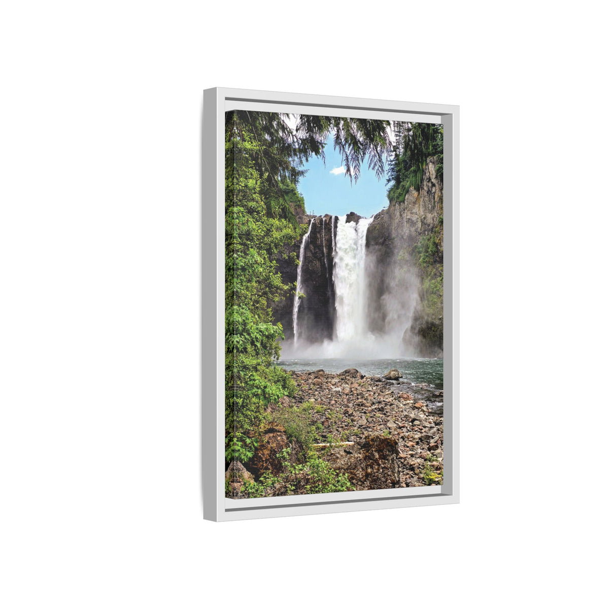 Snoqualmie Falls | Framed Matte Canvas